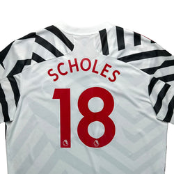 Manchester United 2020-21 Third Shirt (XL) Scholes #18