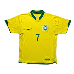 Brazil 2006 Home Shirt (M) Adriano #7