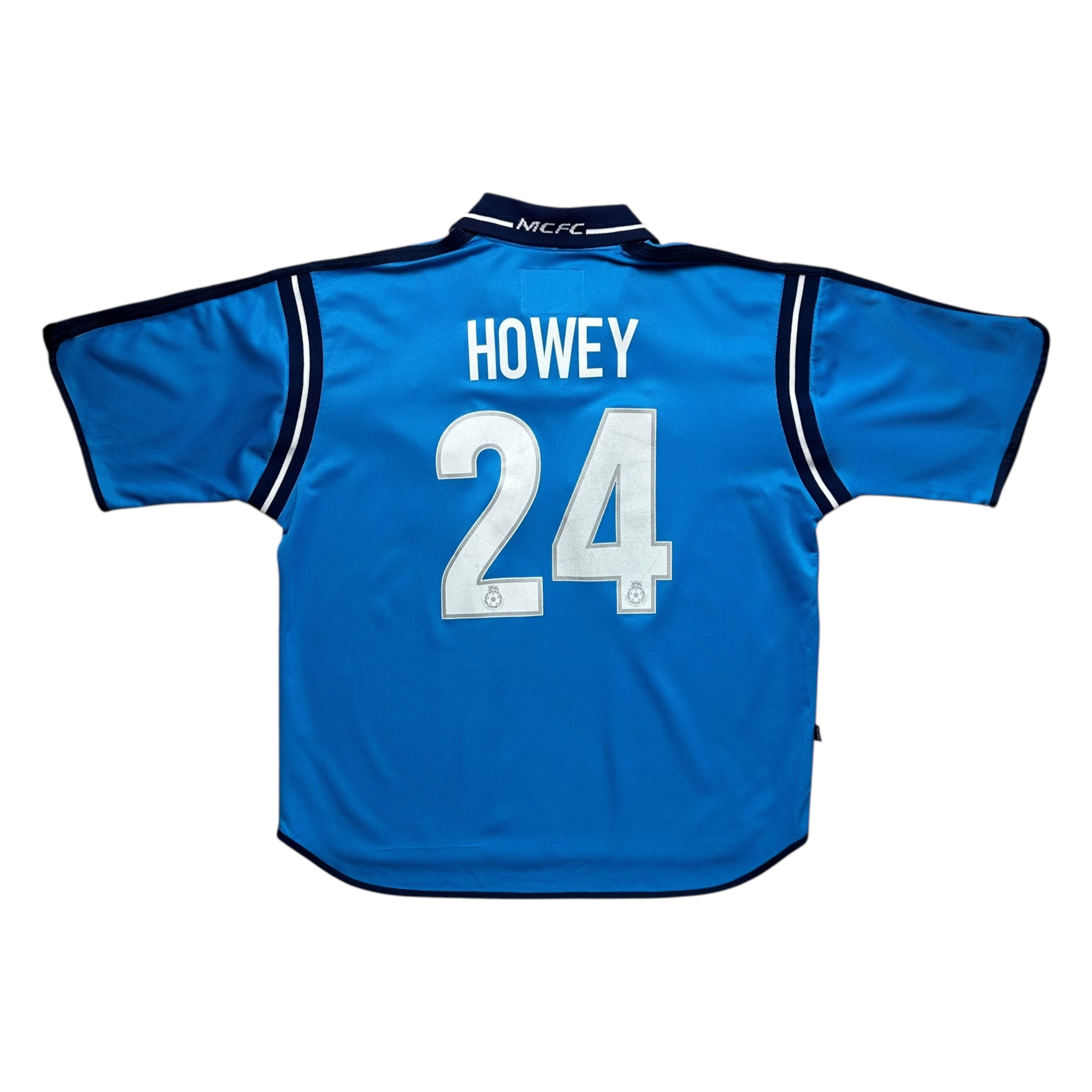 Manchester City 2001-02 Home Shirt (L) Howey #24
