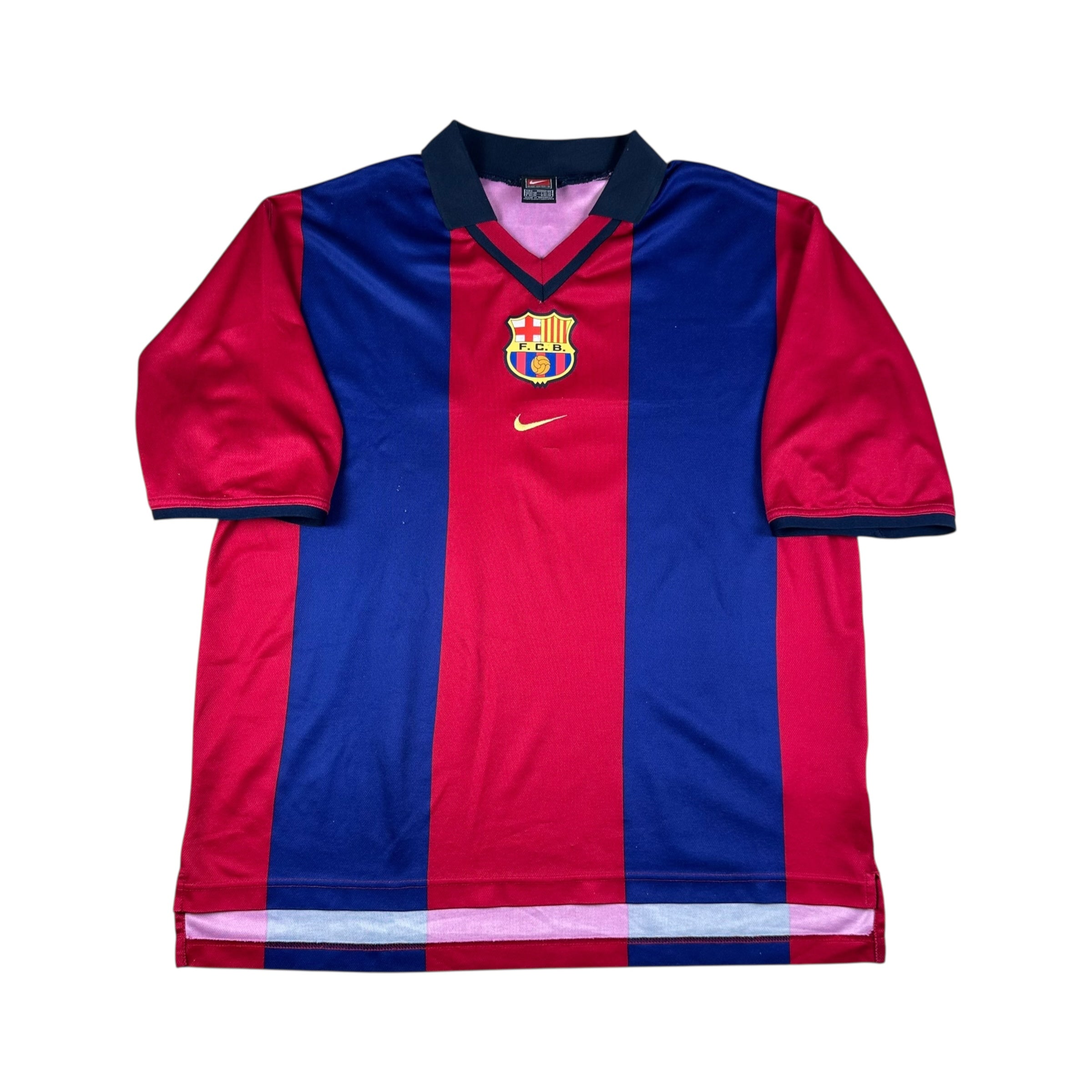 Barcelona 2000-01 Home Shirt (L) Rivaldo #10