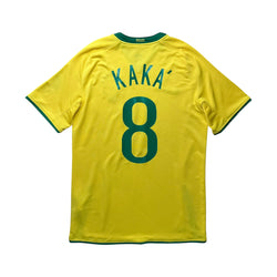 Brazil 2008 Home Shirt (M) Kaka #8