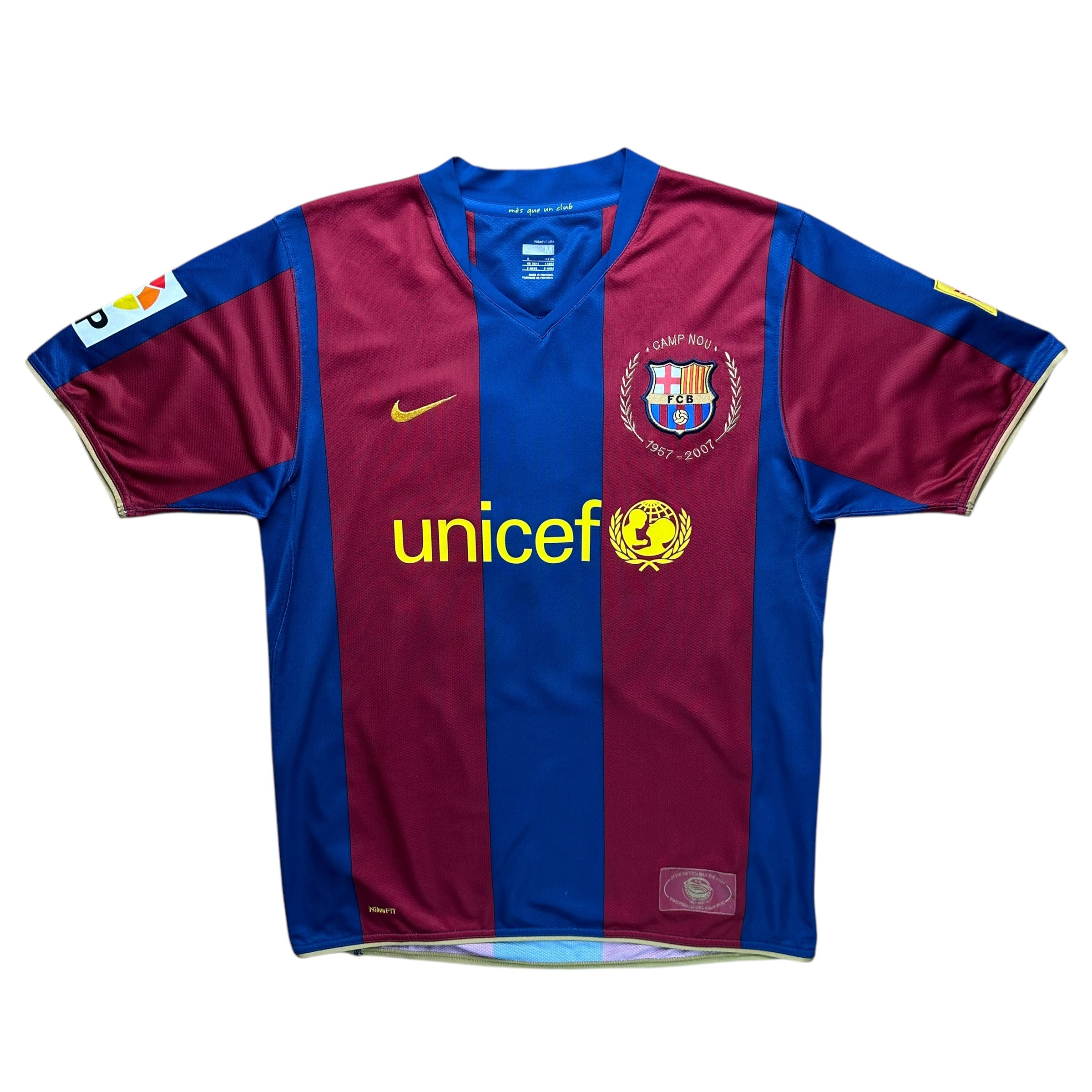 Barcelona 2007-08 Home Shirt (M) Messi #19