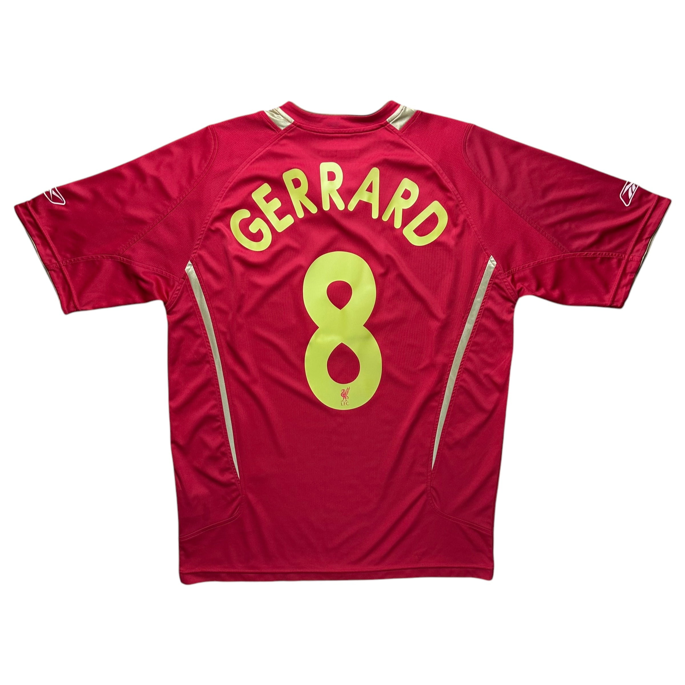 Liverpool 2005-06 European Home Shirt (M) Gerrard #8