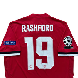 Manchester United 2017-18 Home Shirt (XL) Rashford #19
