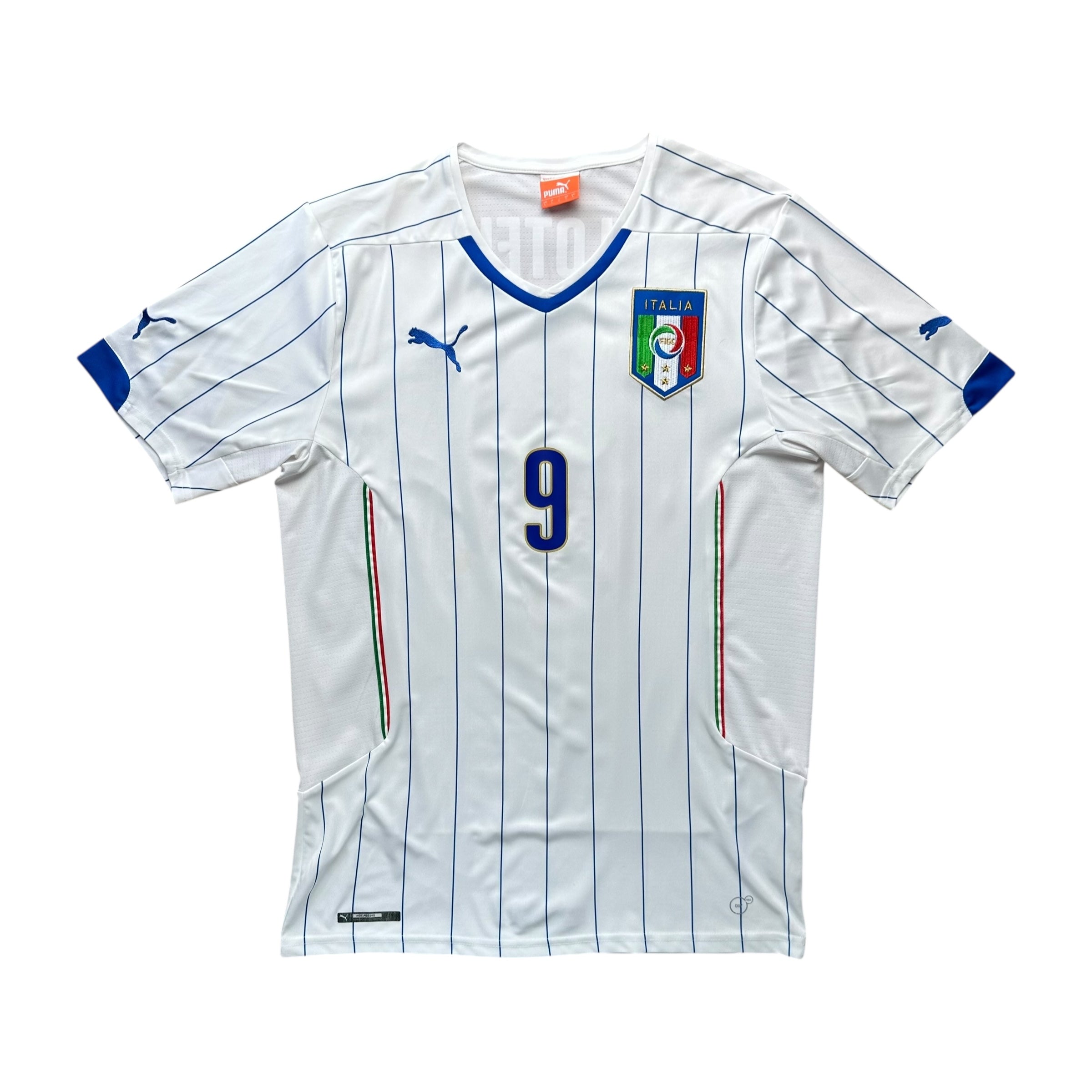 Italy 2014 Away Shirt (L) Balotelli #9