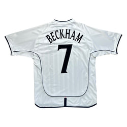 England 2002 Home Shirt (L) Beckham #7