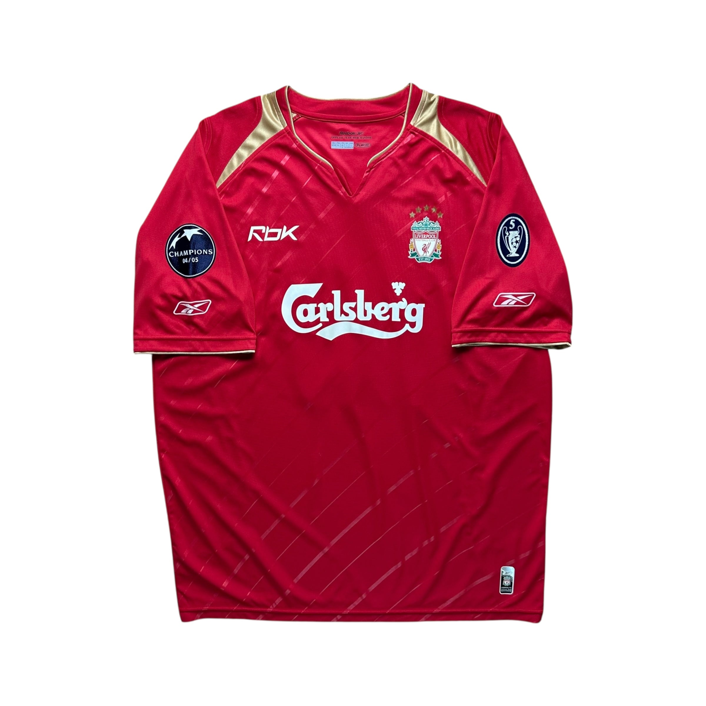 Liverpool 2005-06 European Home Shirt (L) #10