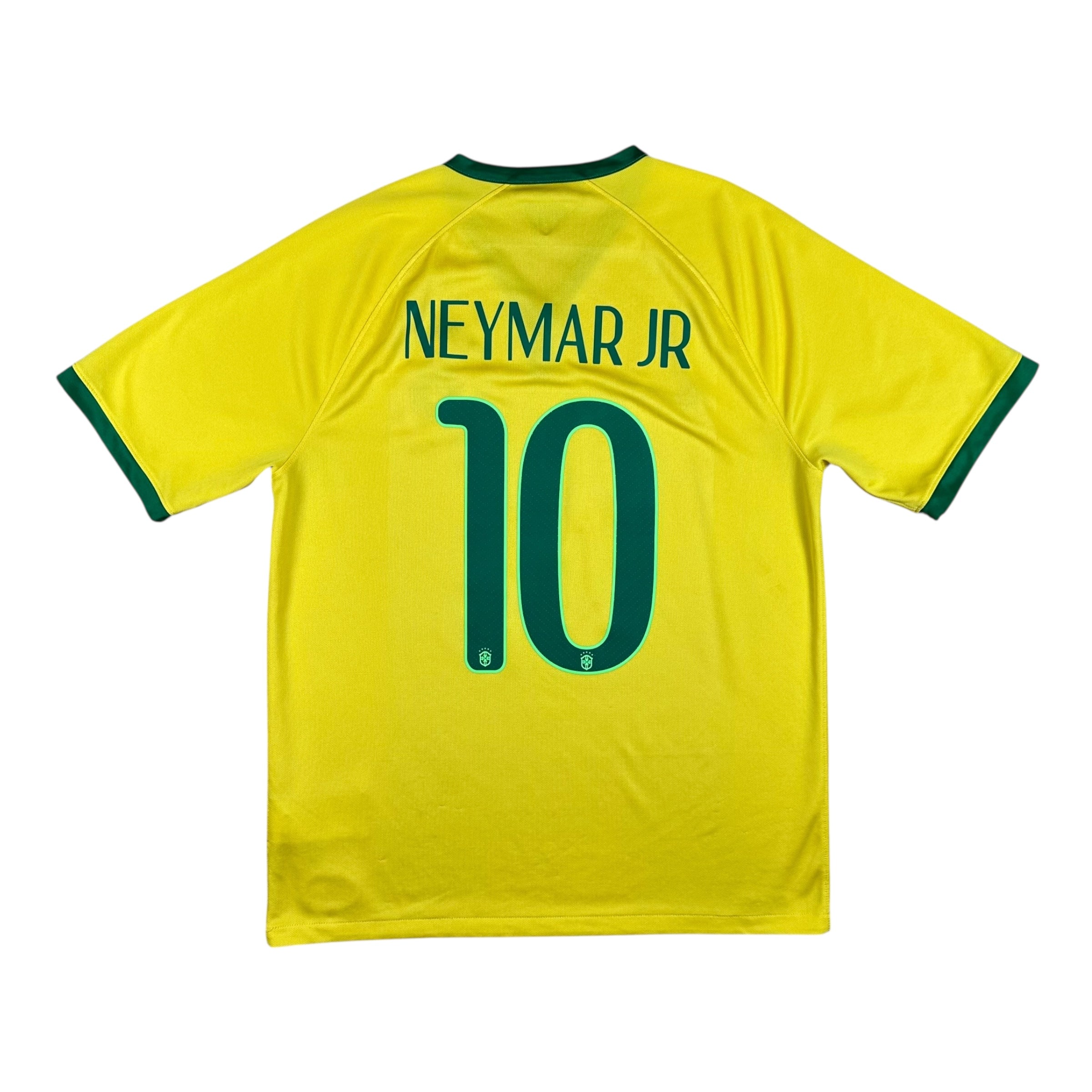 Brazil 2014 Home Shirt (M) Neymar Jr #11