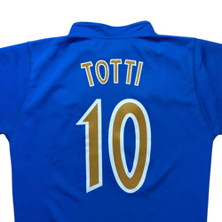 Italy 2003 Home Shirt (L) Totti #10