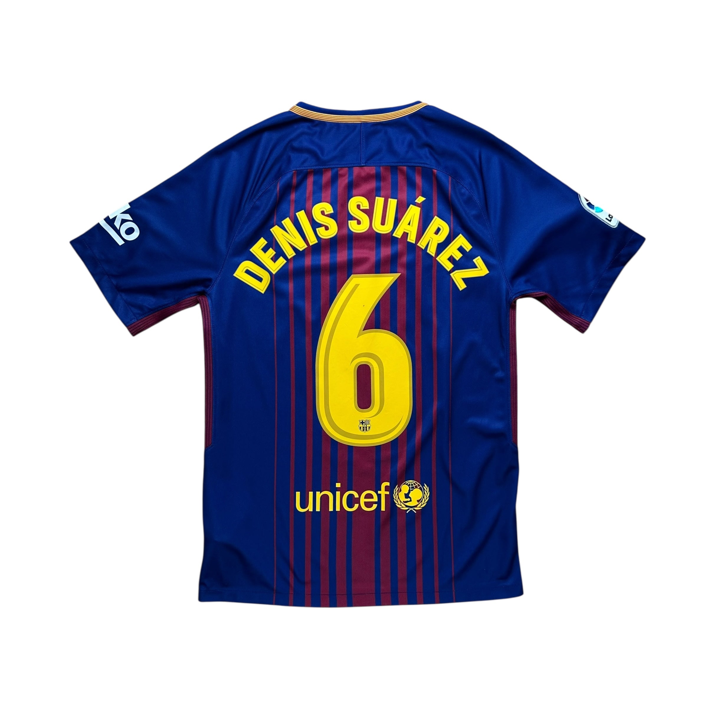 Barcelona 2017-18 Home Shirt (S) Denis Suarez #6