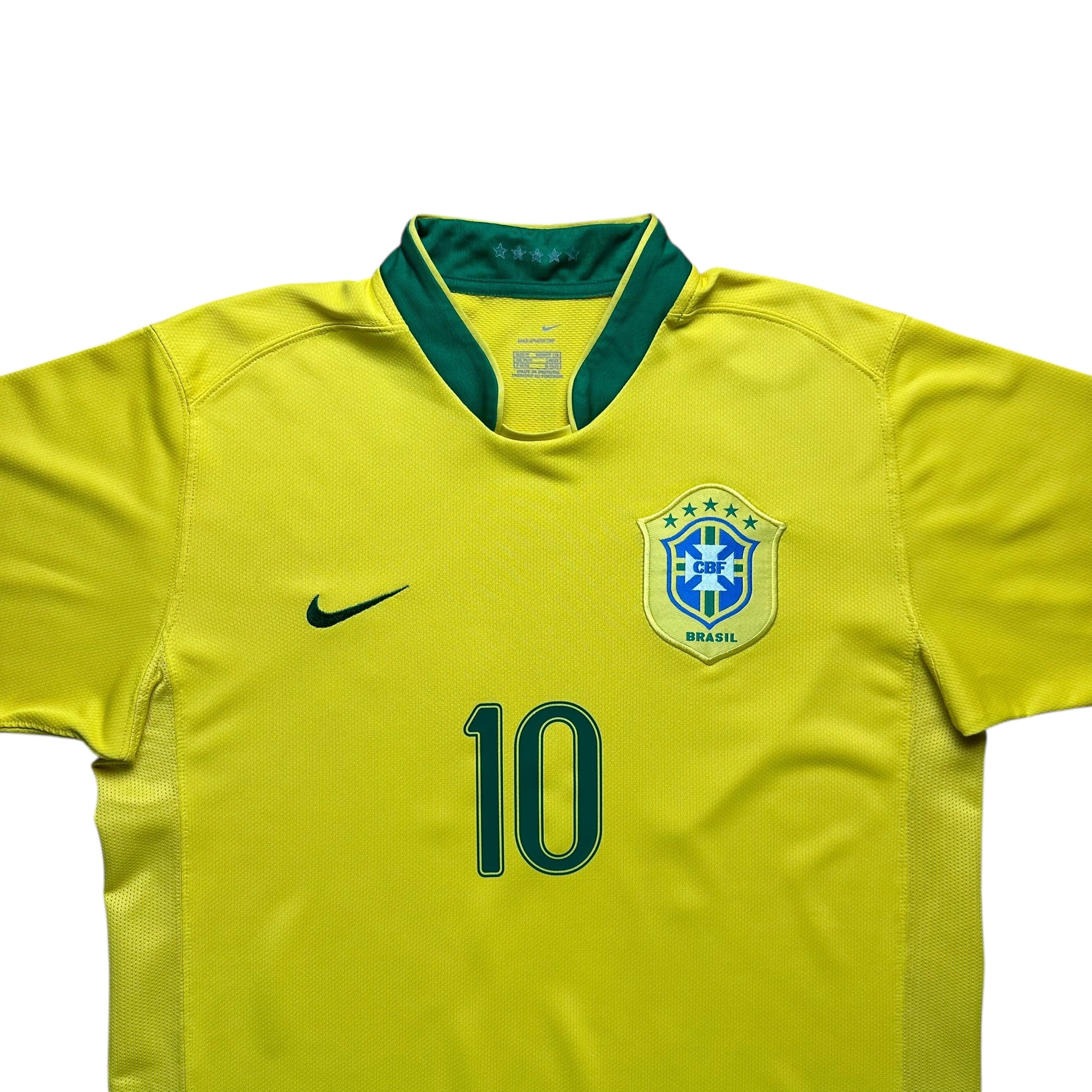 Brazil 2006 Home Shirt (M) Ronaldinho #10