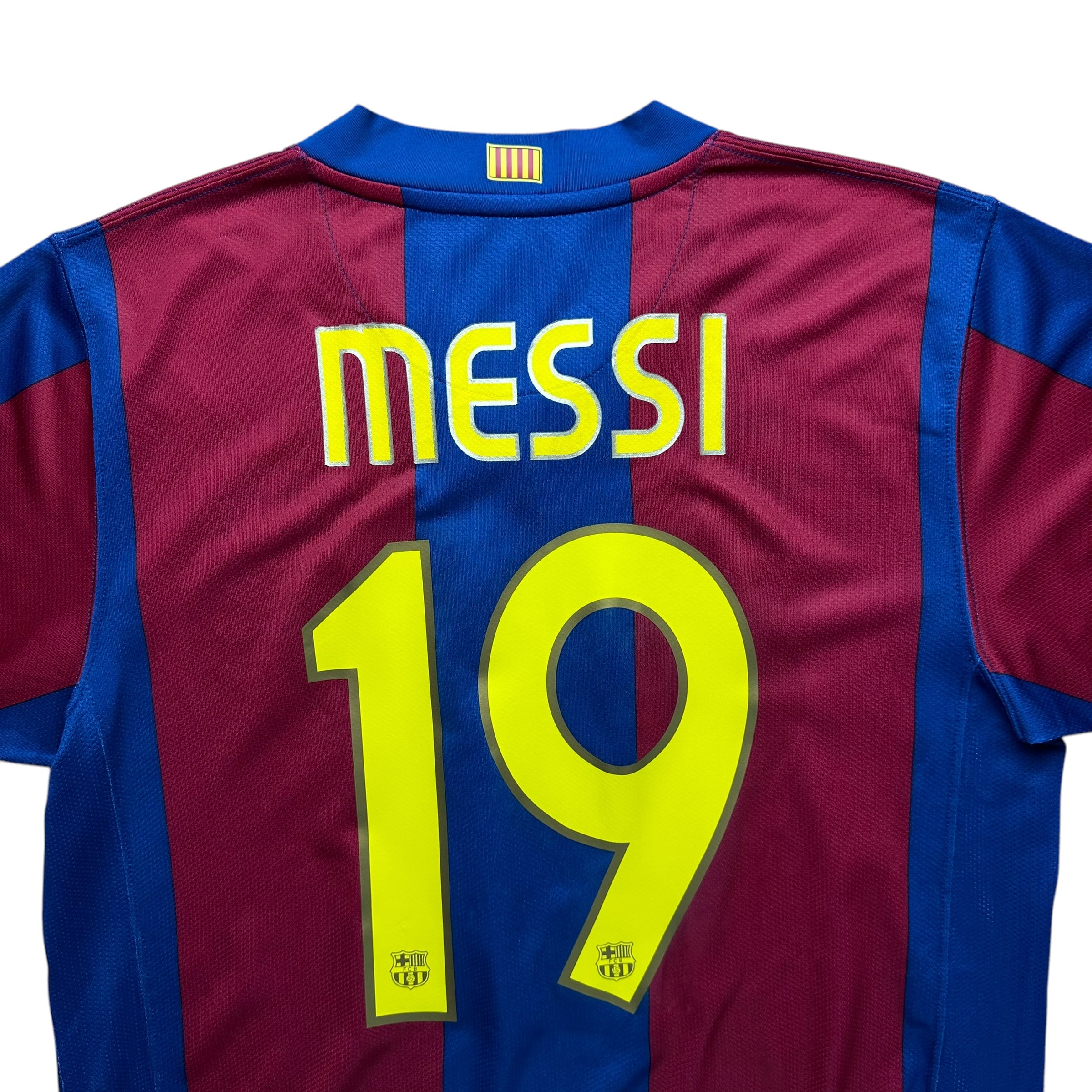 Barcelona 2007-08 Home Shirt (M) Messi #19