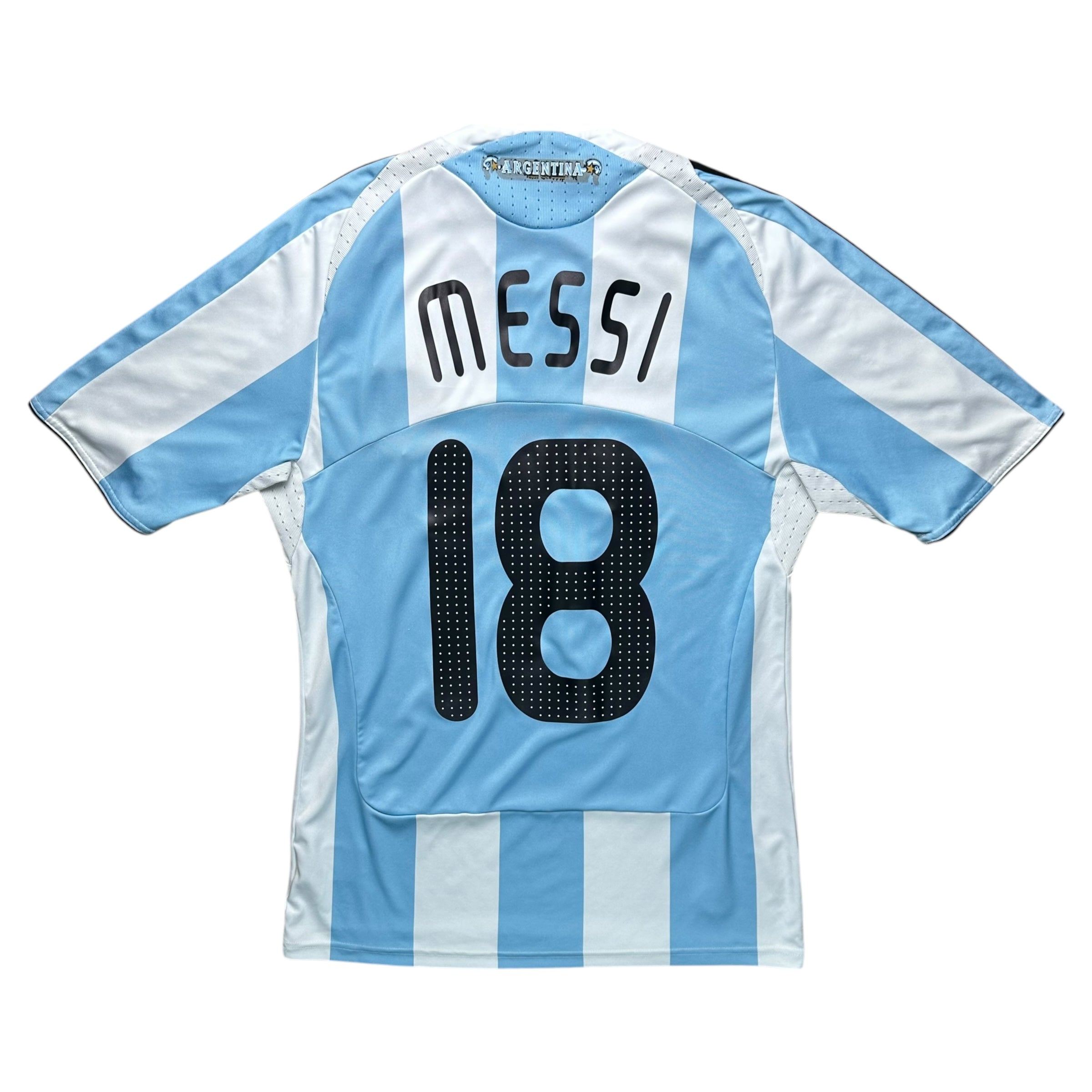 Argentina 2008 Home Shirt (S) Messi #18