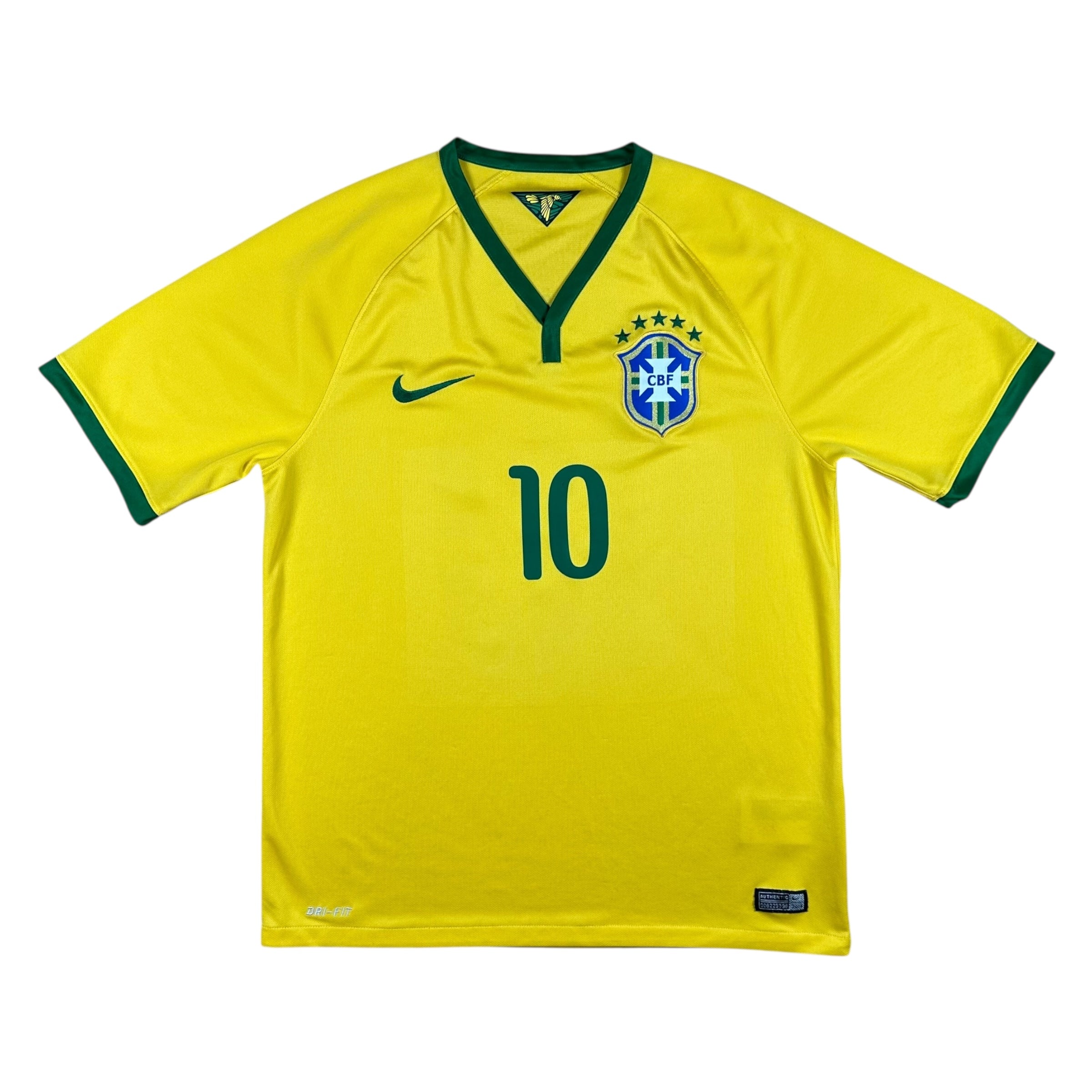 Brazil 2014 Home Shirt (M) Neymar Jr #11