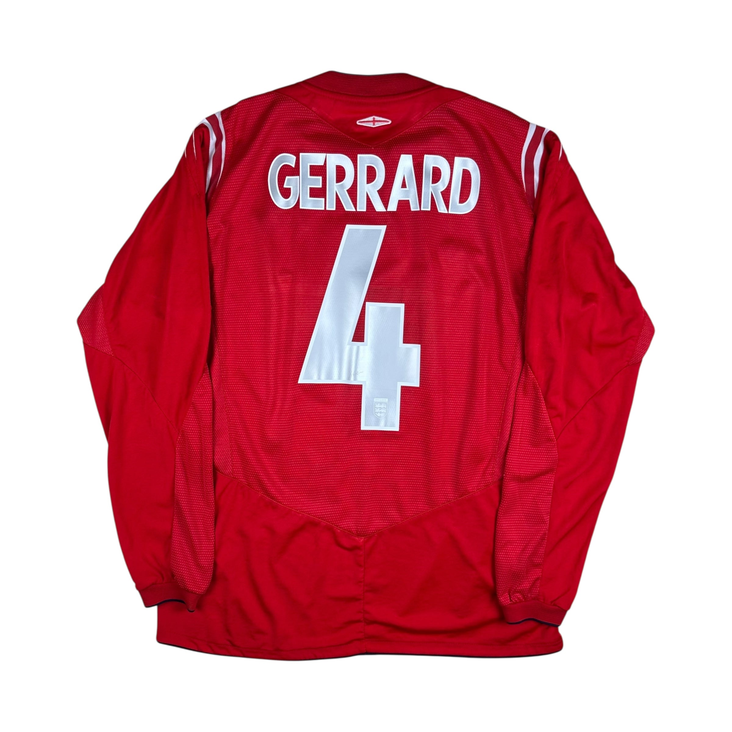 England 2004 Away Shirt (M) Gerrard #4