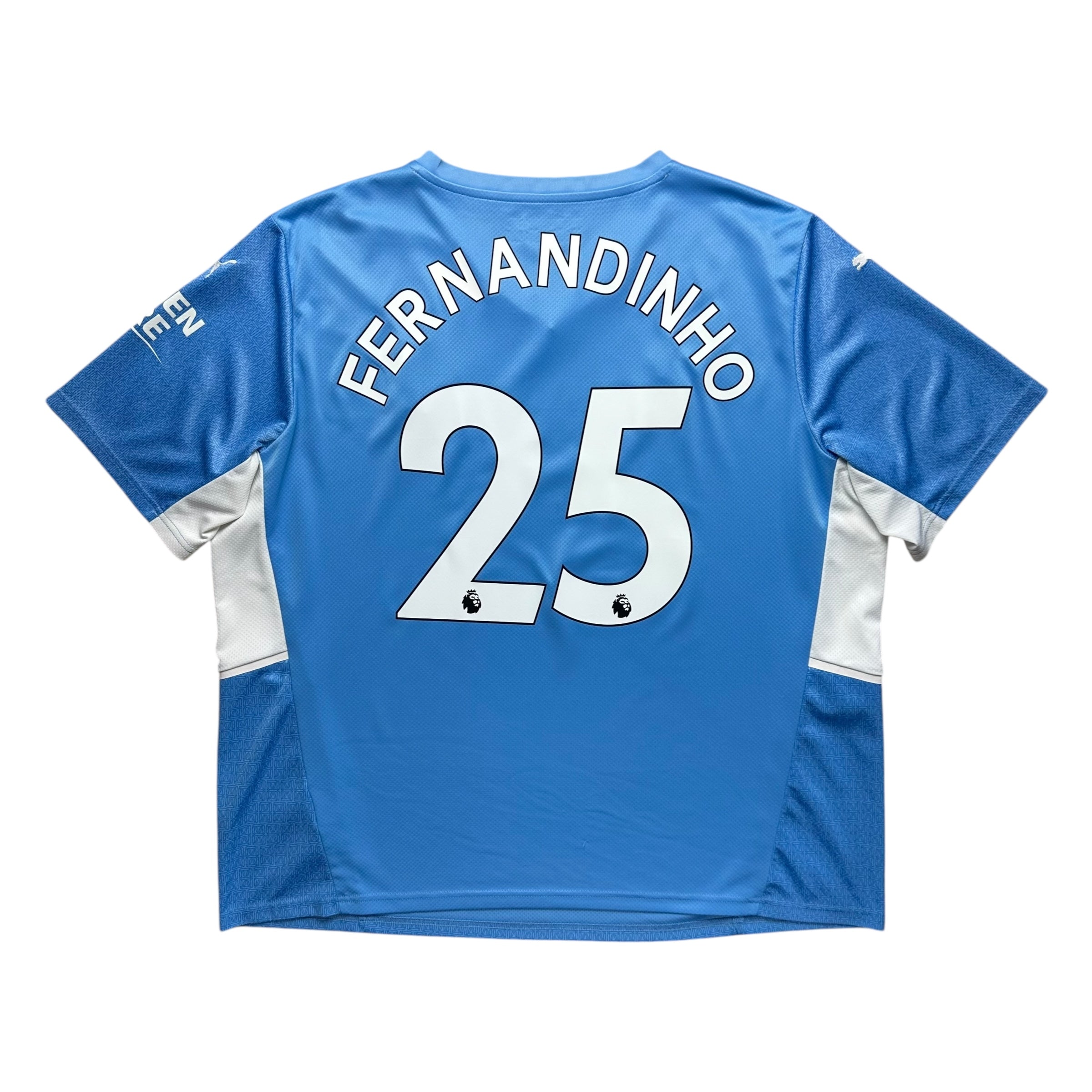 Manchester City 2021-22 Home Shirt (XXL) Fernandinho #25