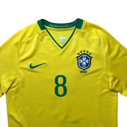 Brazil 2008 Home Shirt (M) Kaka #8