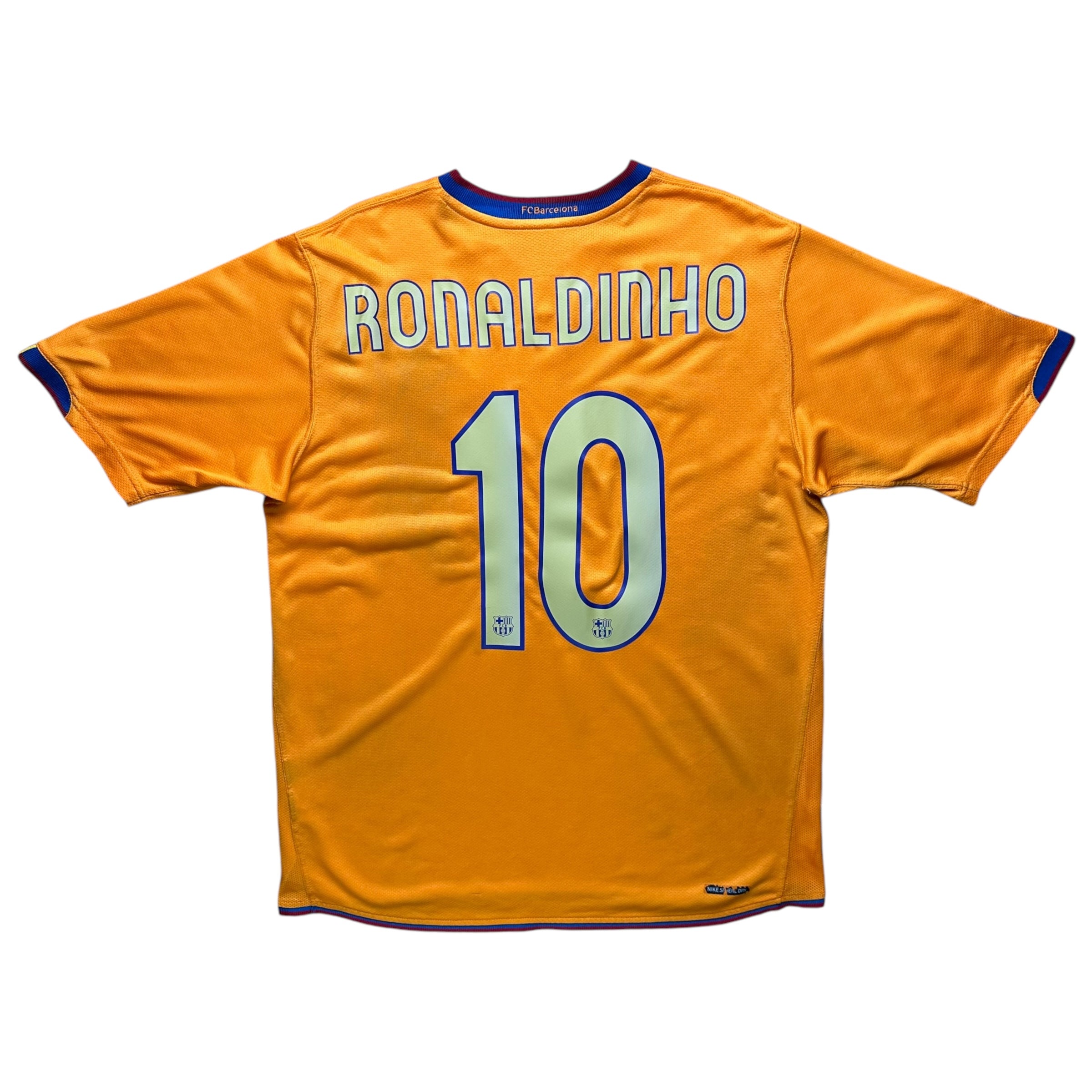 Barcelona 2006-07 Away Shirt (M) Ronaldinho #10