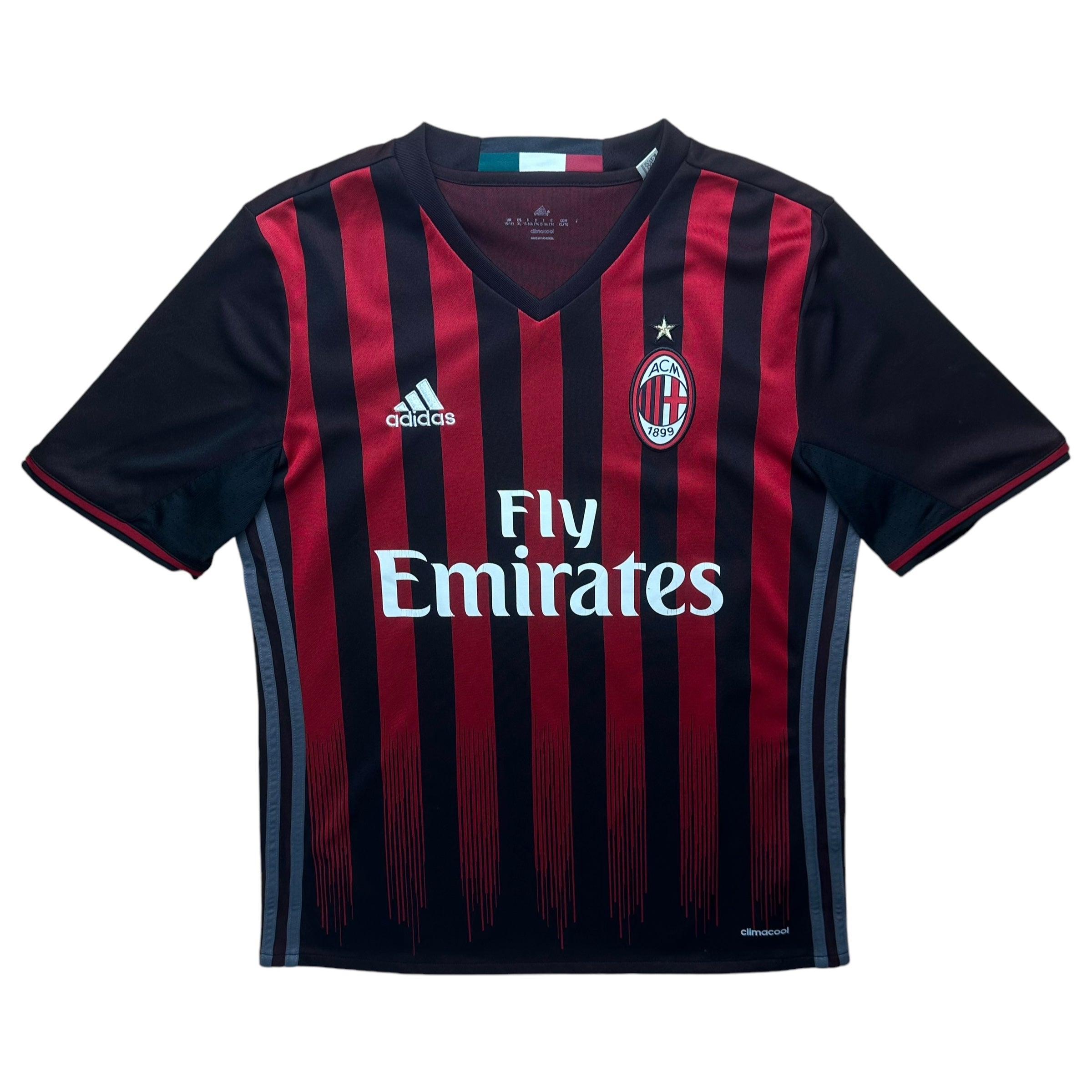 Ac Milan 2016-17 Home Shirt (Youth XL)