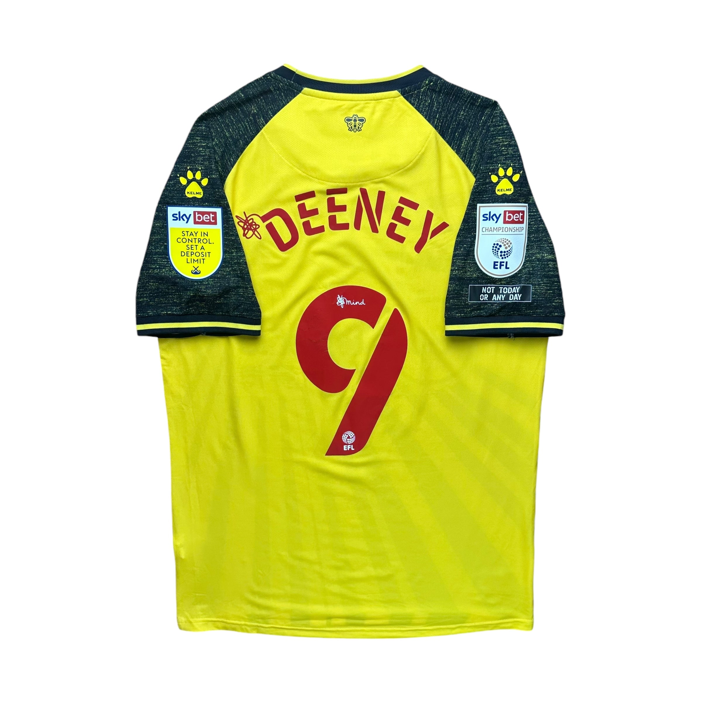 Watford 2020-21 Home Shirt (S) Deeney #9