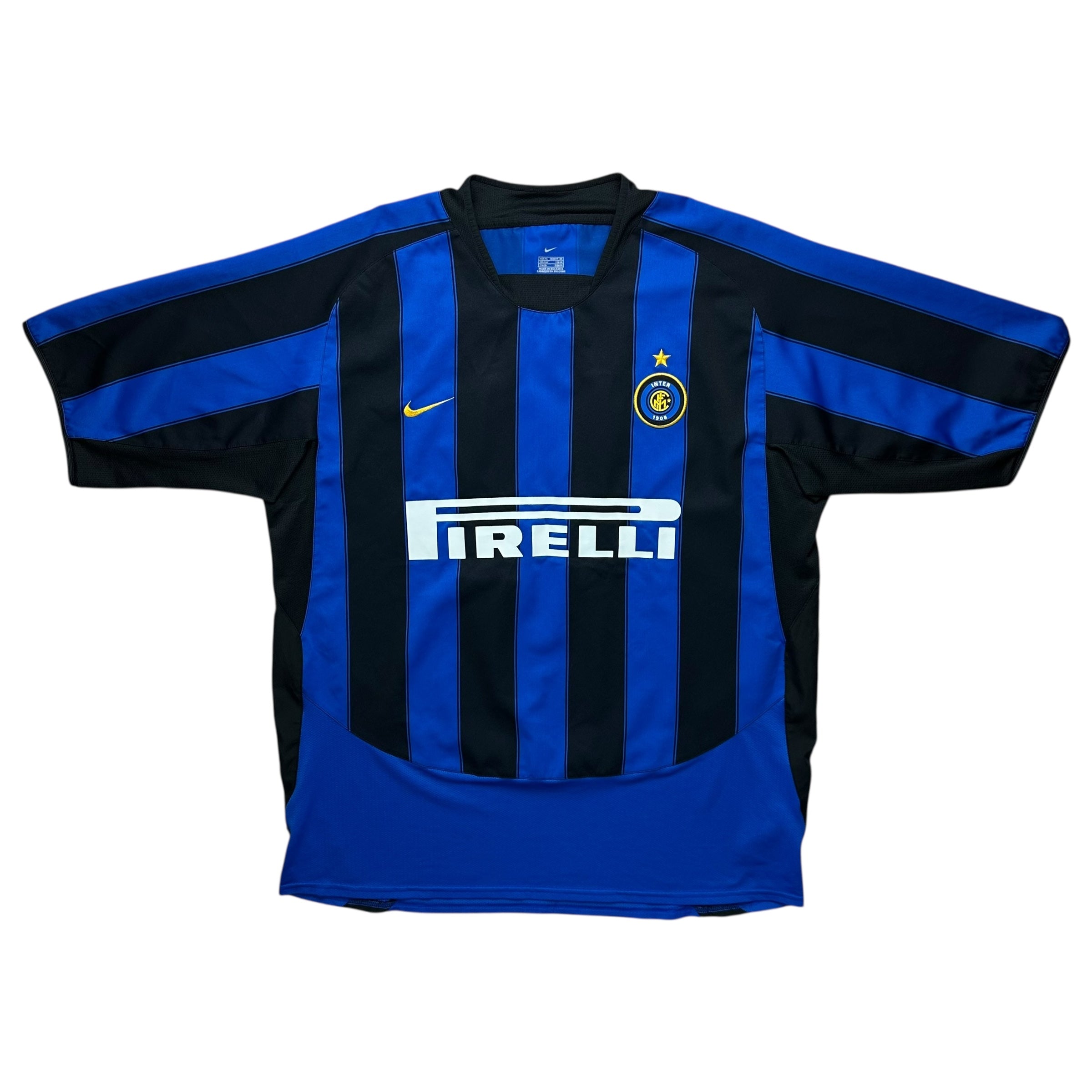 Inter Milan 2003-04 Home Shirt (XL) Adriano #10