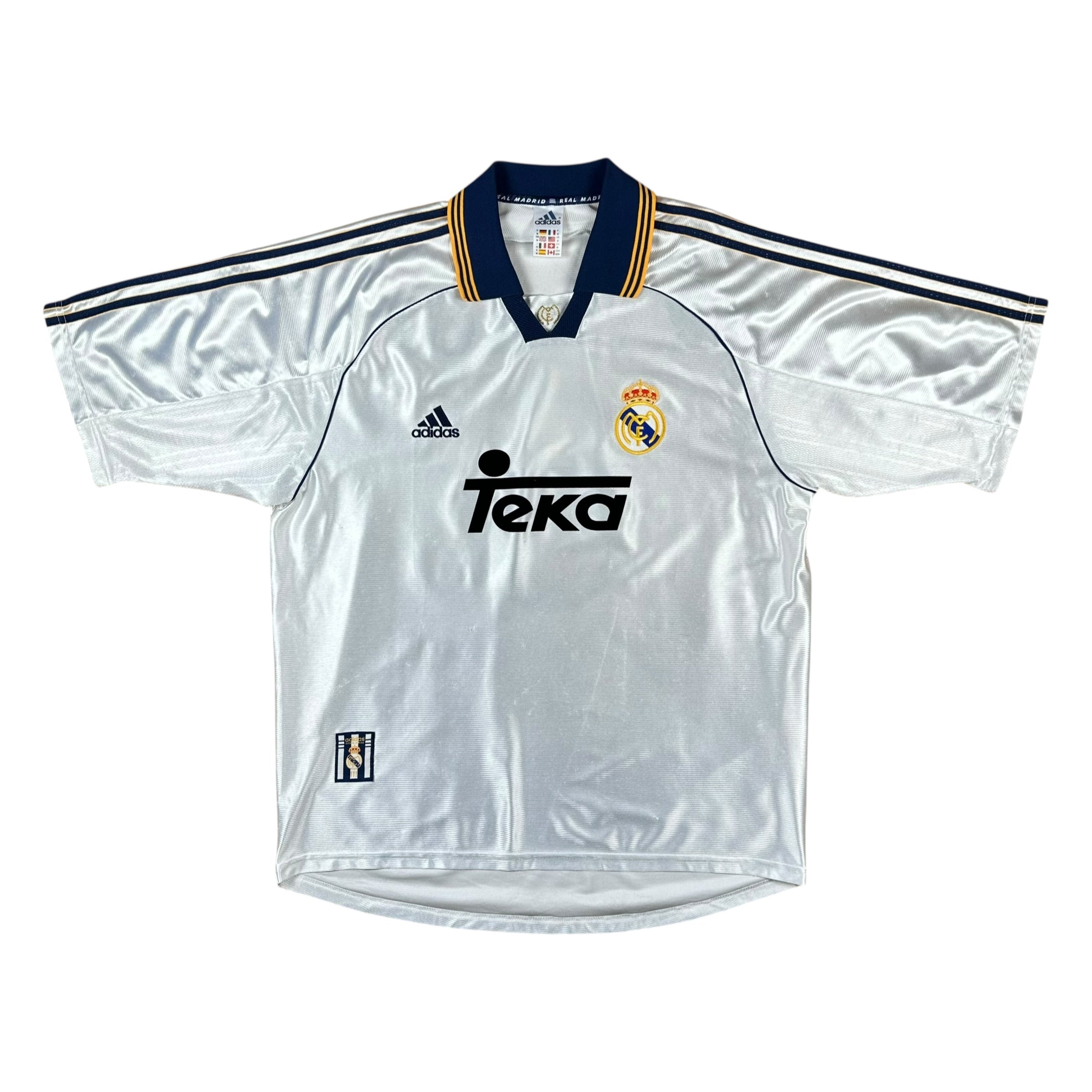 Real Madrid 1998-00 Home Shirt (M) R.Carlos #3