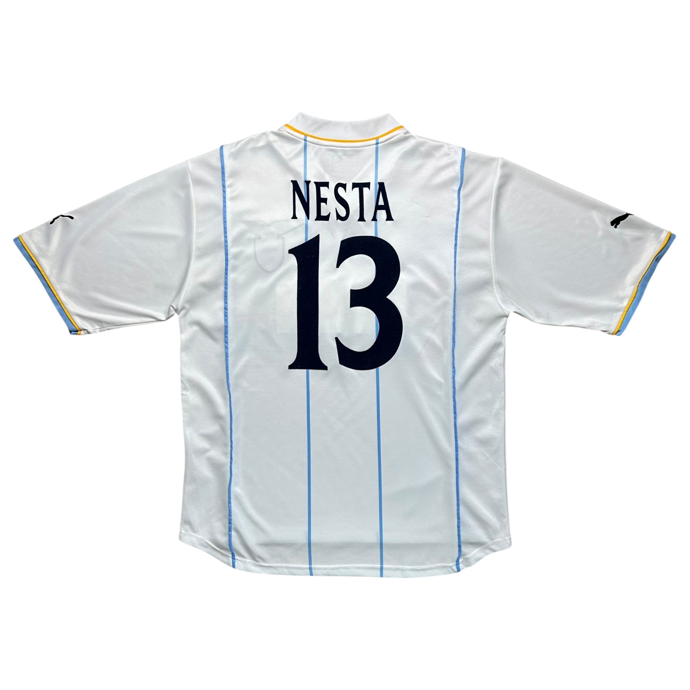 Lazio 2001-02 European Home Shirt (M) Nesta #13