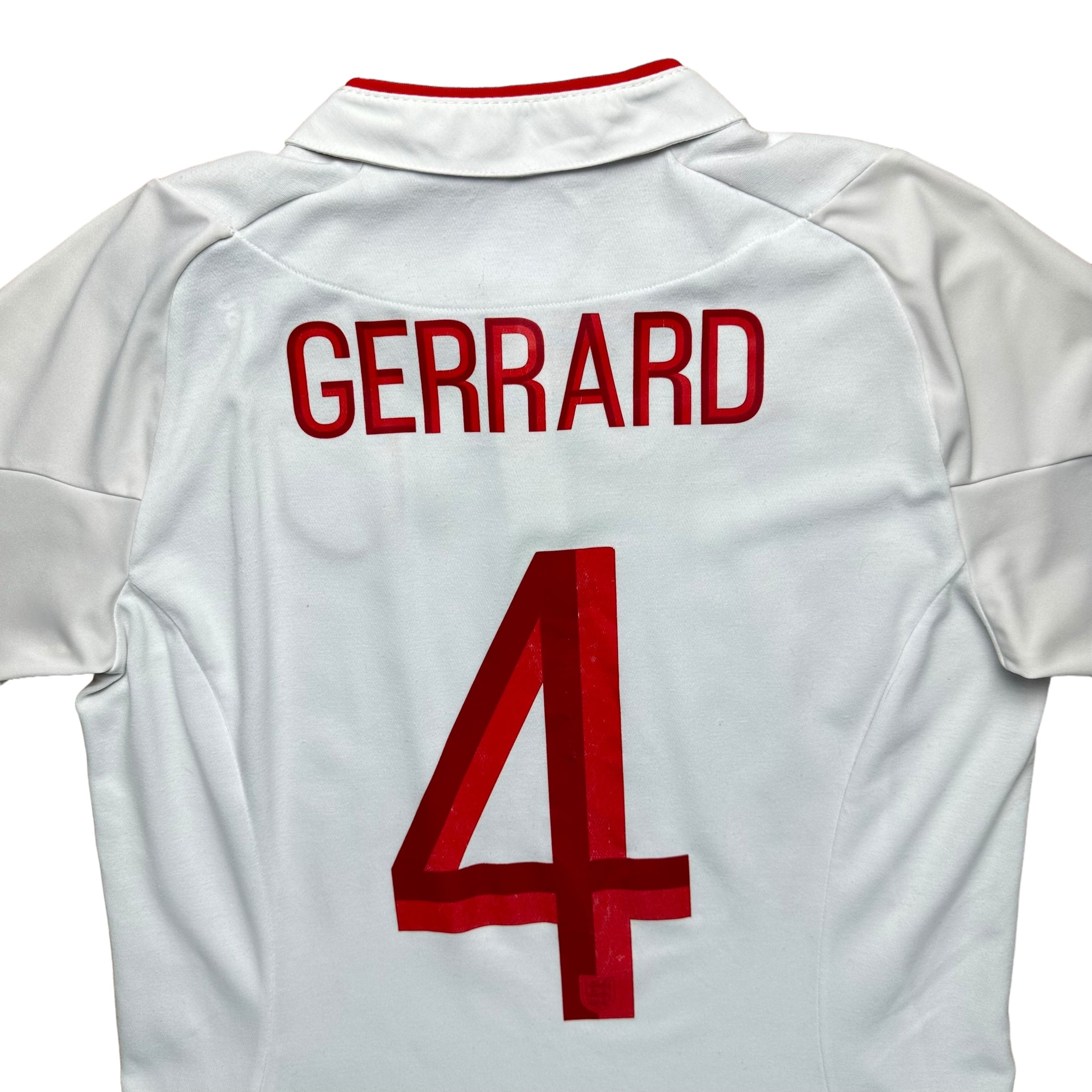 England 2012 Home Shirt (Youth) Gerrard #4