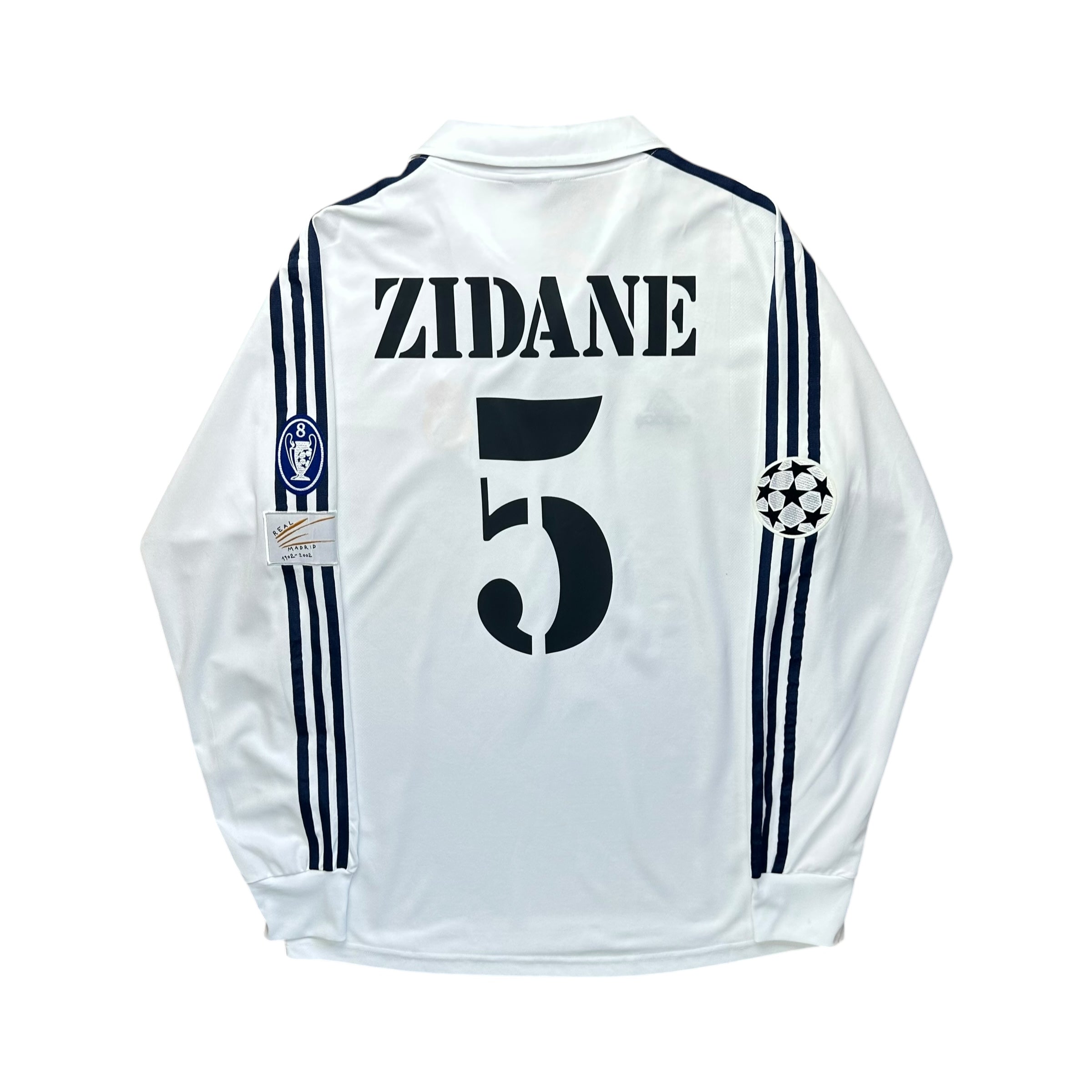 Real Madrid 2002-03 European Home Shirt (L) Zidane #5
