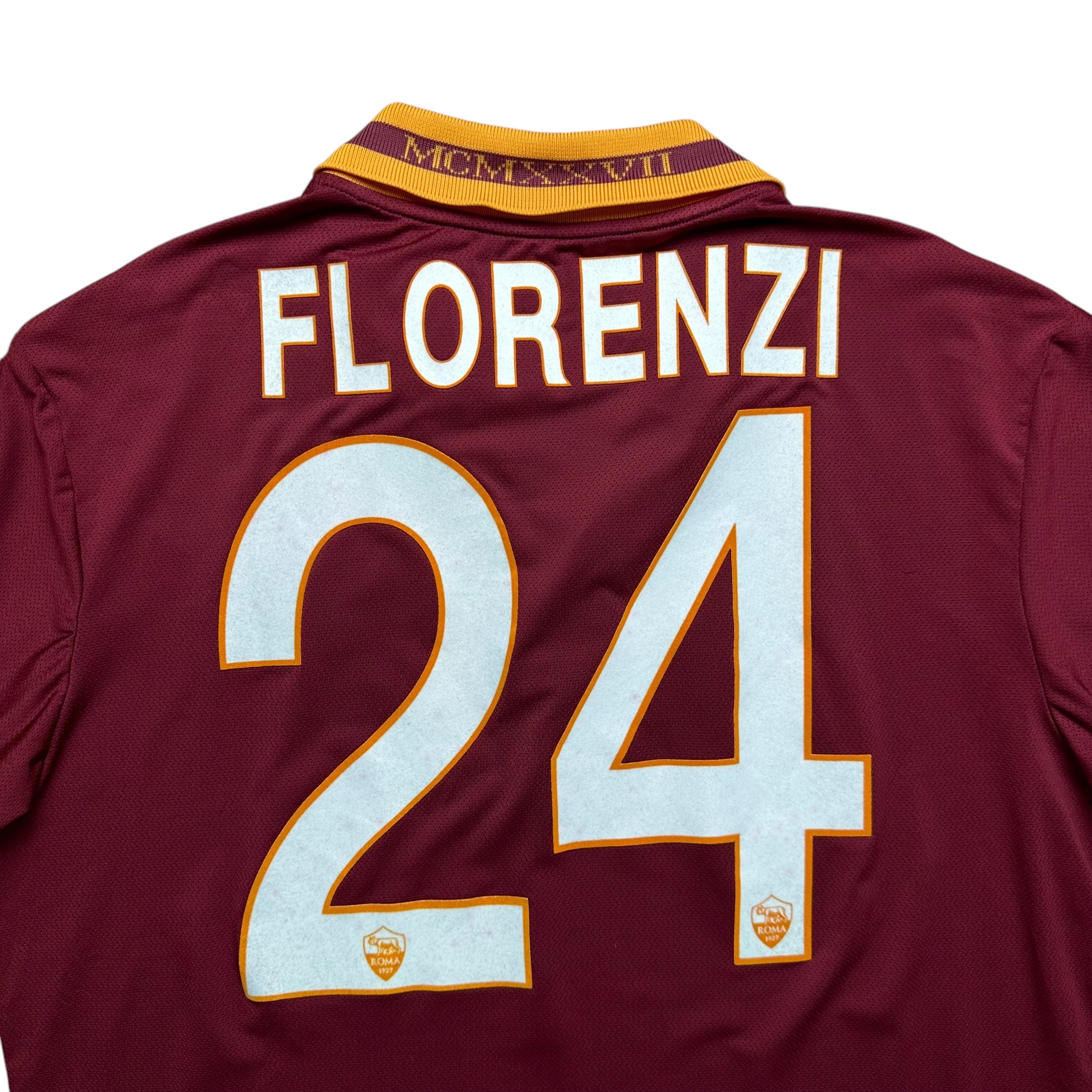 AS Roma 2013-14 Home Shirt (M) Florenzi #24