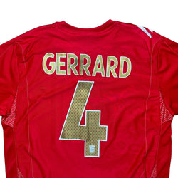 England 2006 Away Shirt (L) Gerrard #4