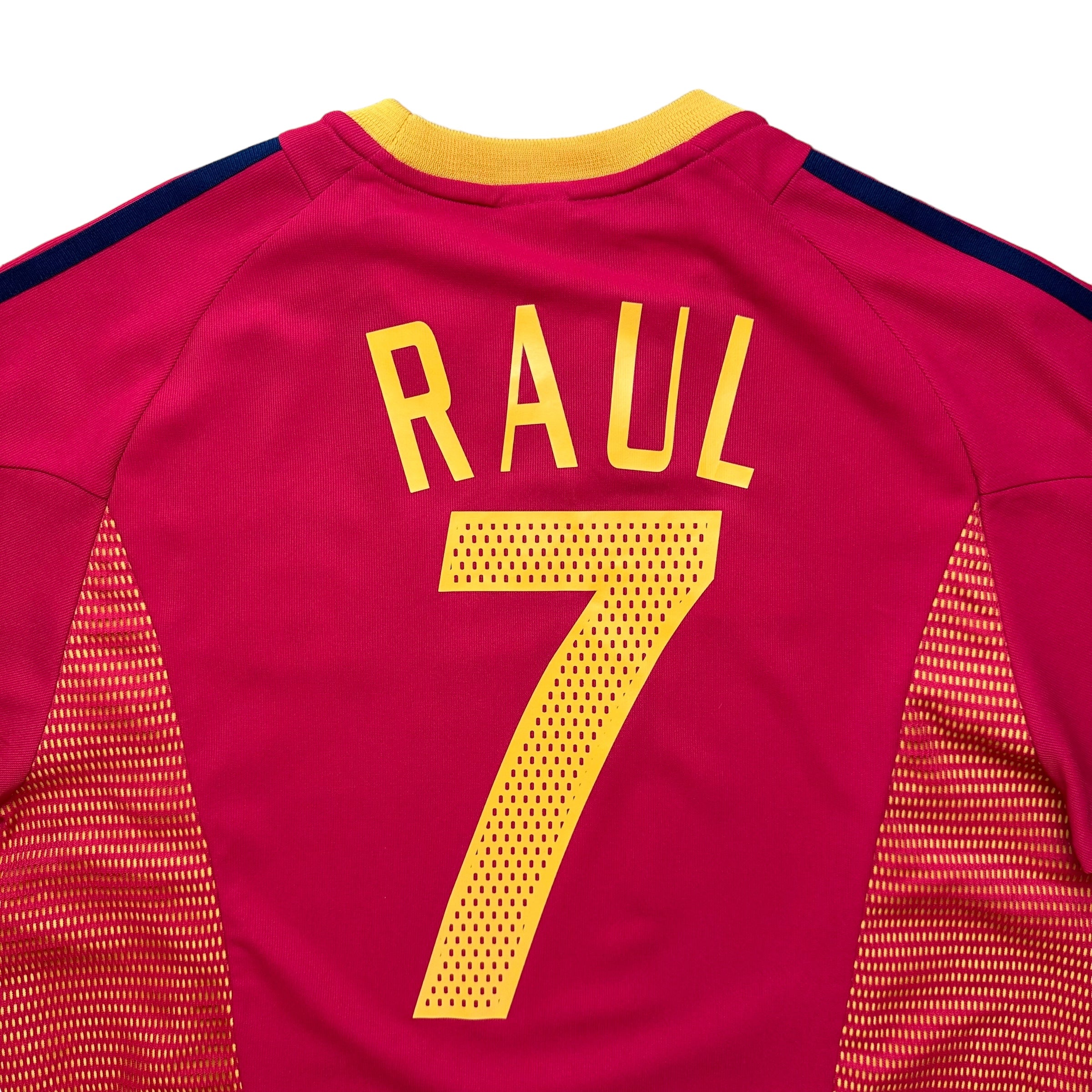 Spain 2002 Home Shirt (M) Raul #9