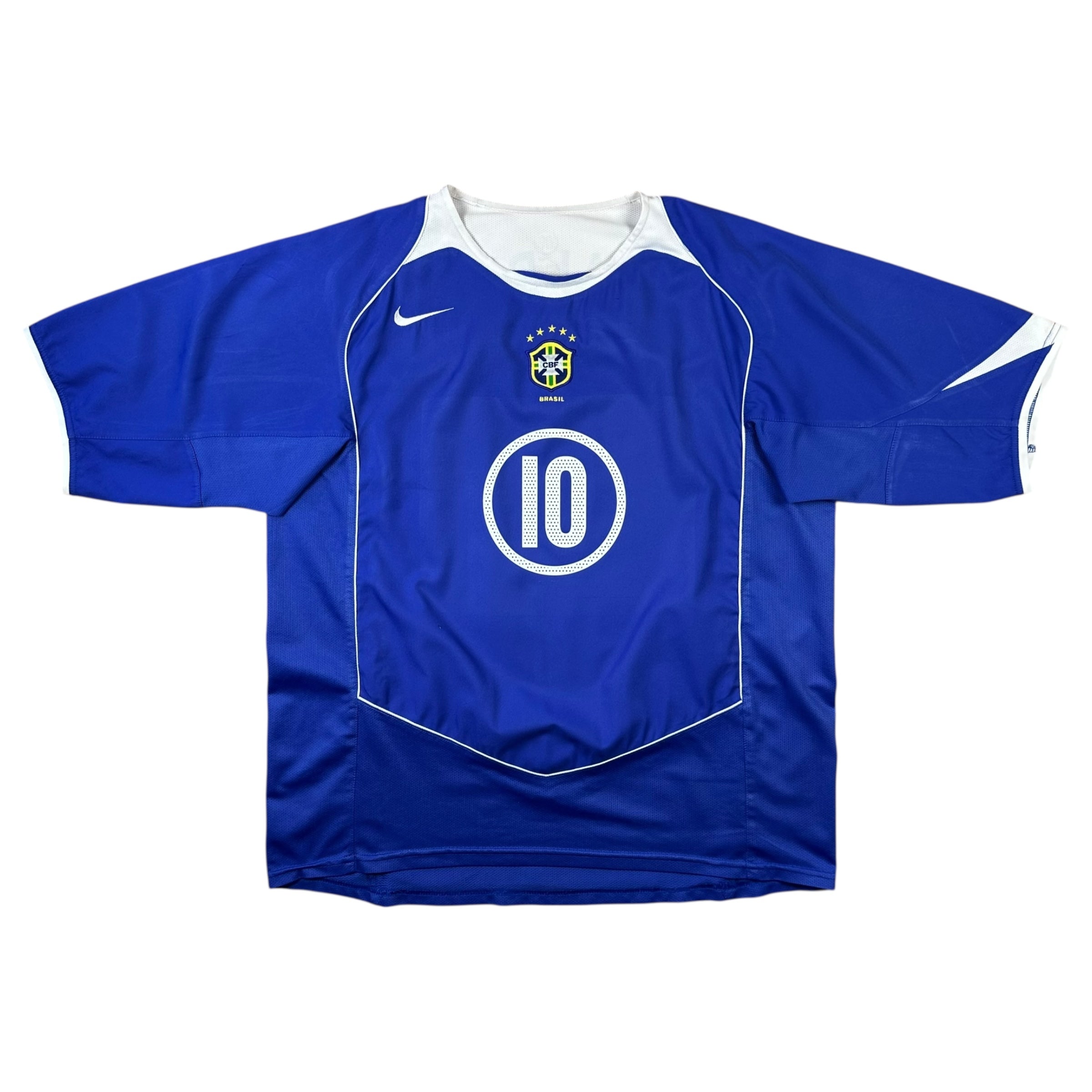Brazil 2004 Away Shirt (XL) Ronaldinho #10