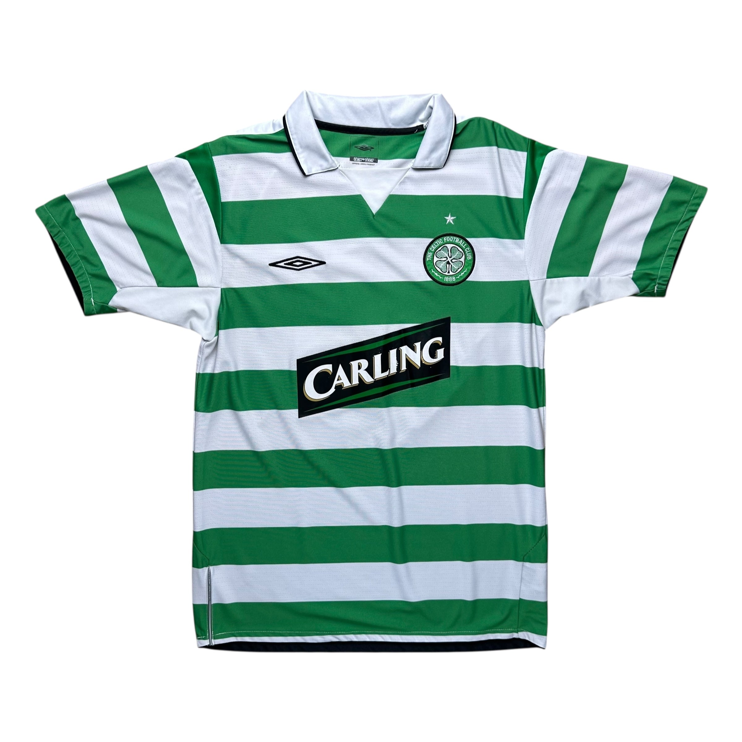 Celtic 2004-05 Home Shirt (M) Petrov #19