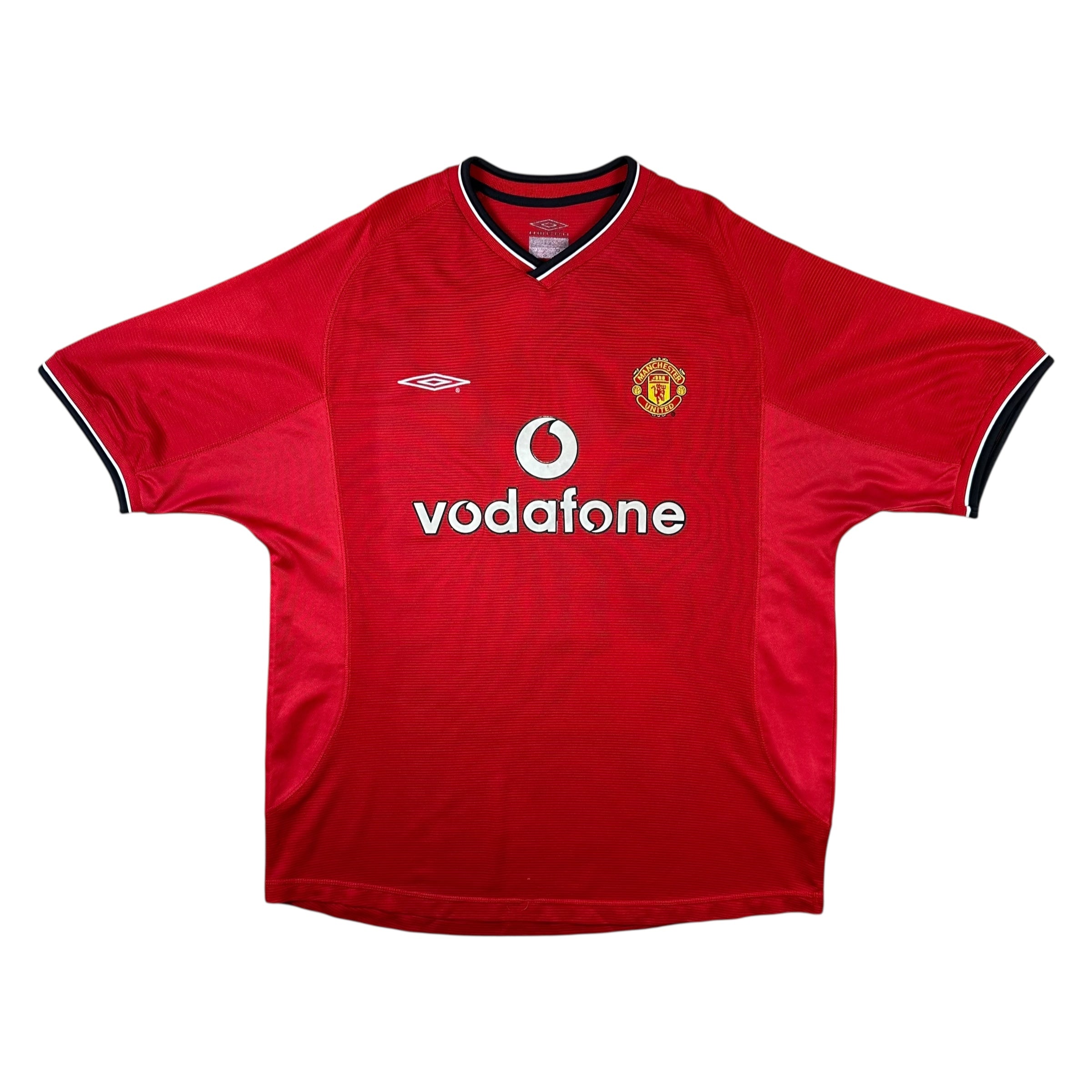 Manchester United 2000-01 Home Shirt (XL) Beckham #7