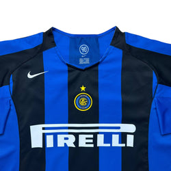 Inter Milan 2004-05 Home Shirt (L) Adriano #10