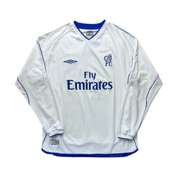 Chelsea 2001-03 Away L/S Shirt (L) Zola #25