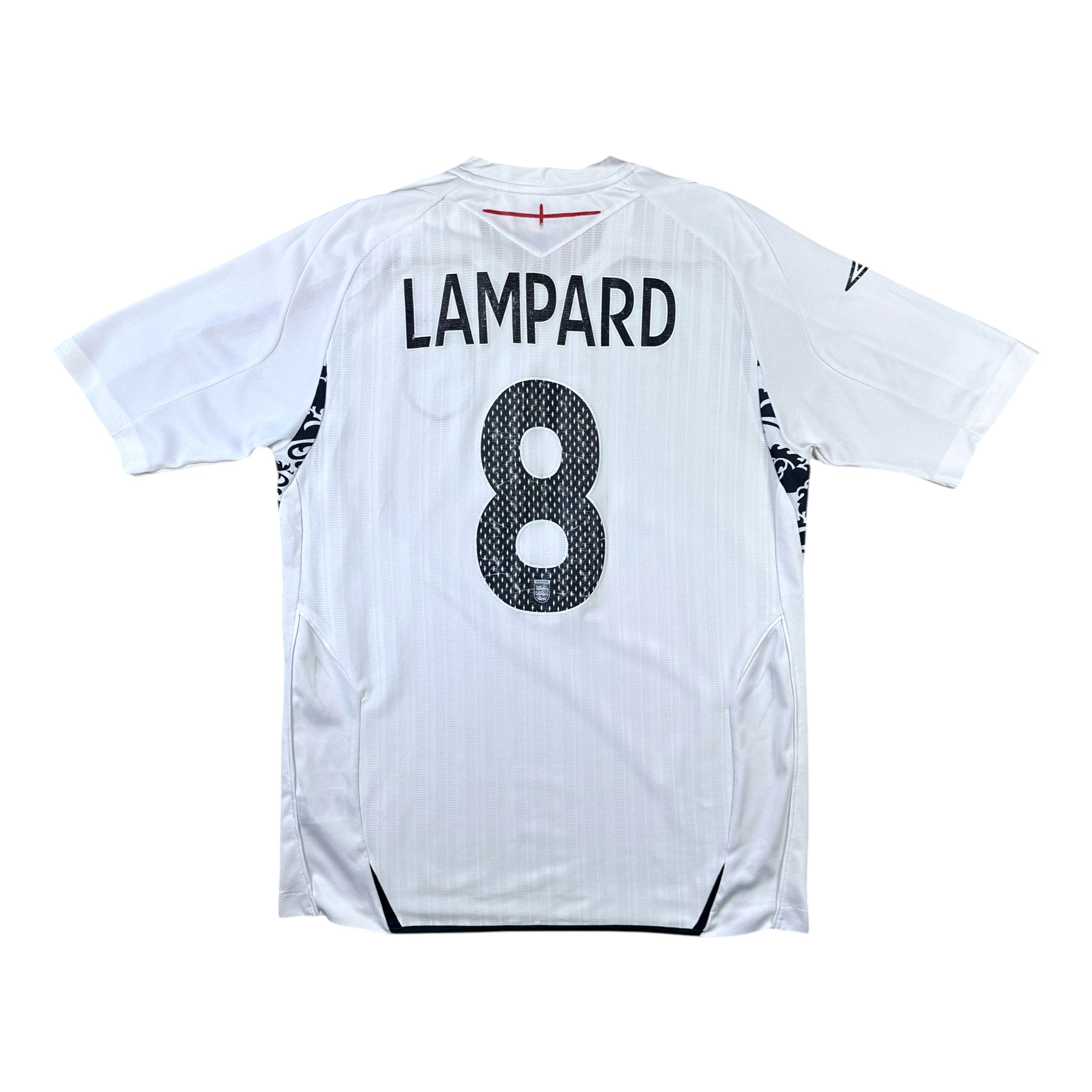 England 2008 Home Shirt (M) Lampard #8