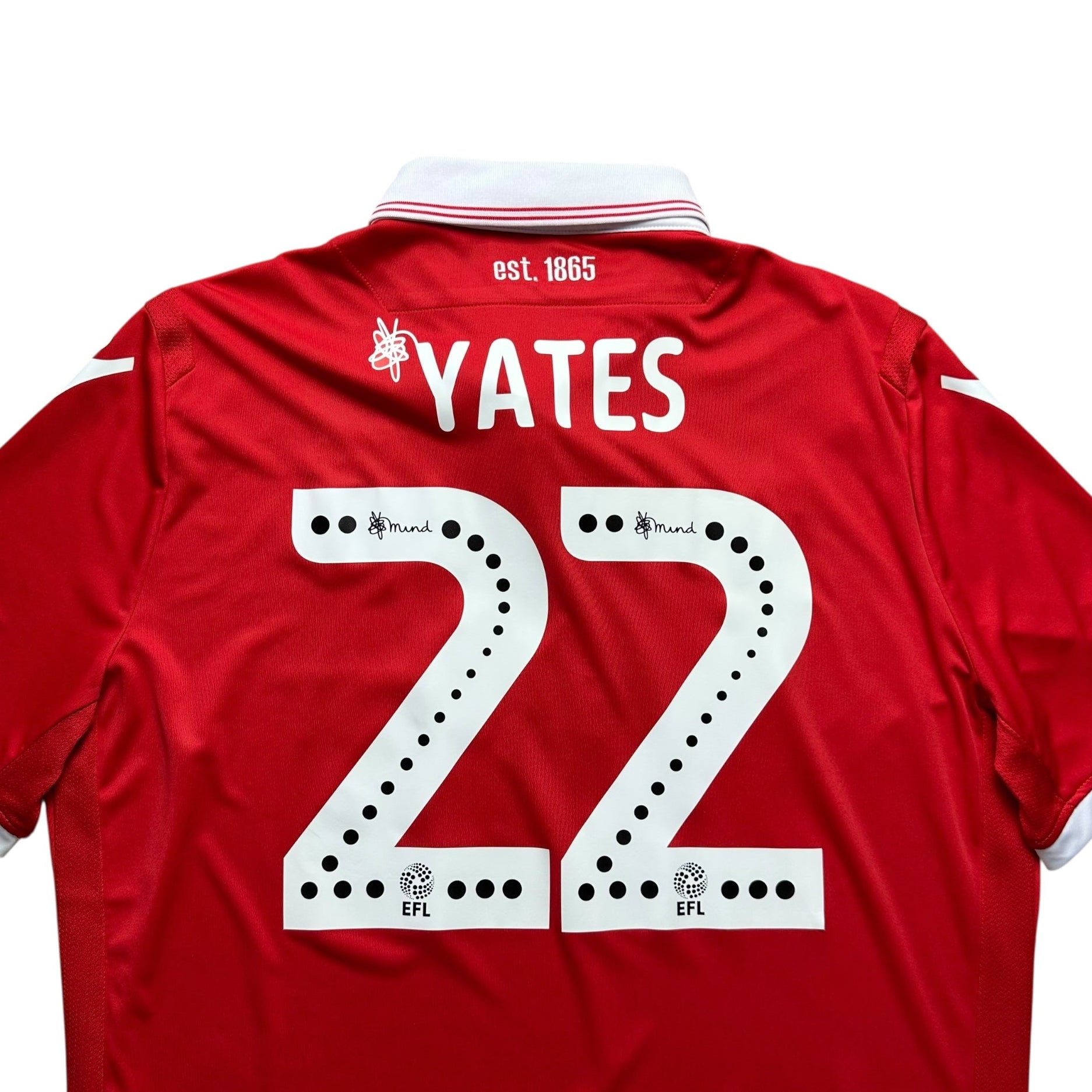 Nottingham Forest 2018-19 Home Shirt (XXL) Yates #22