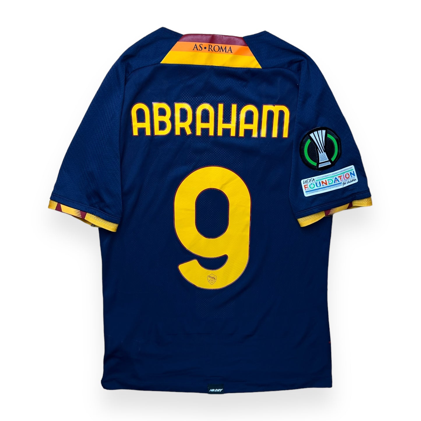 AS Roma 2021-22 Fourth Shirt (M) Abraham #9