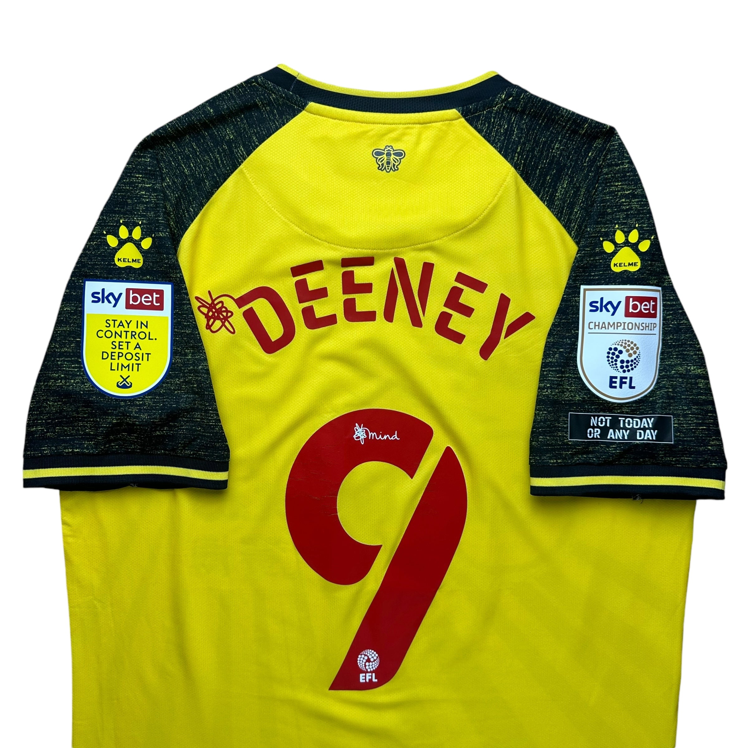 Watford 2020-21 Home Shirt (S) Deeney #9