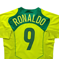 Brazil 2004 Home Shirt (L) Ronaldo #9