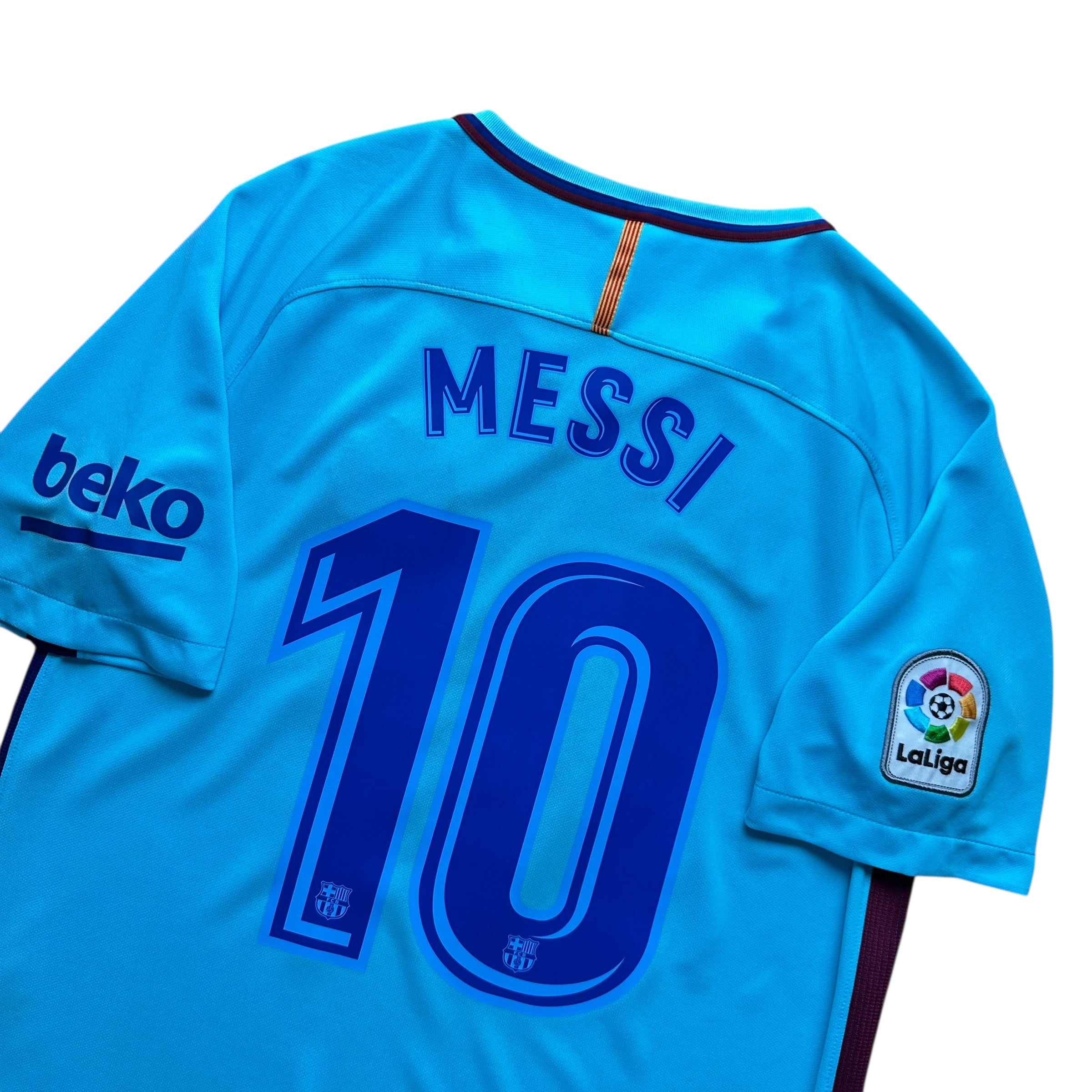 Barcelona 2017-18 Away Shirt (M) Messi #10