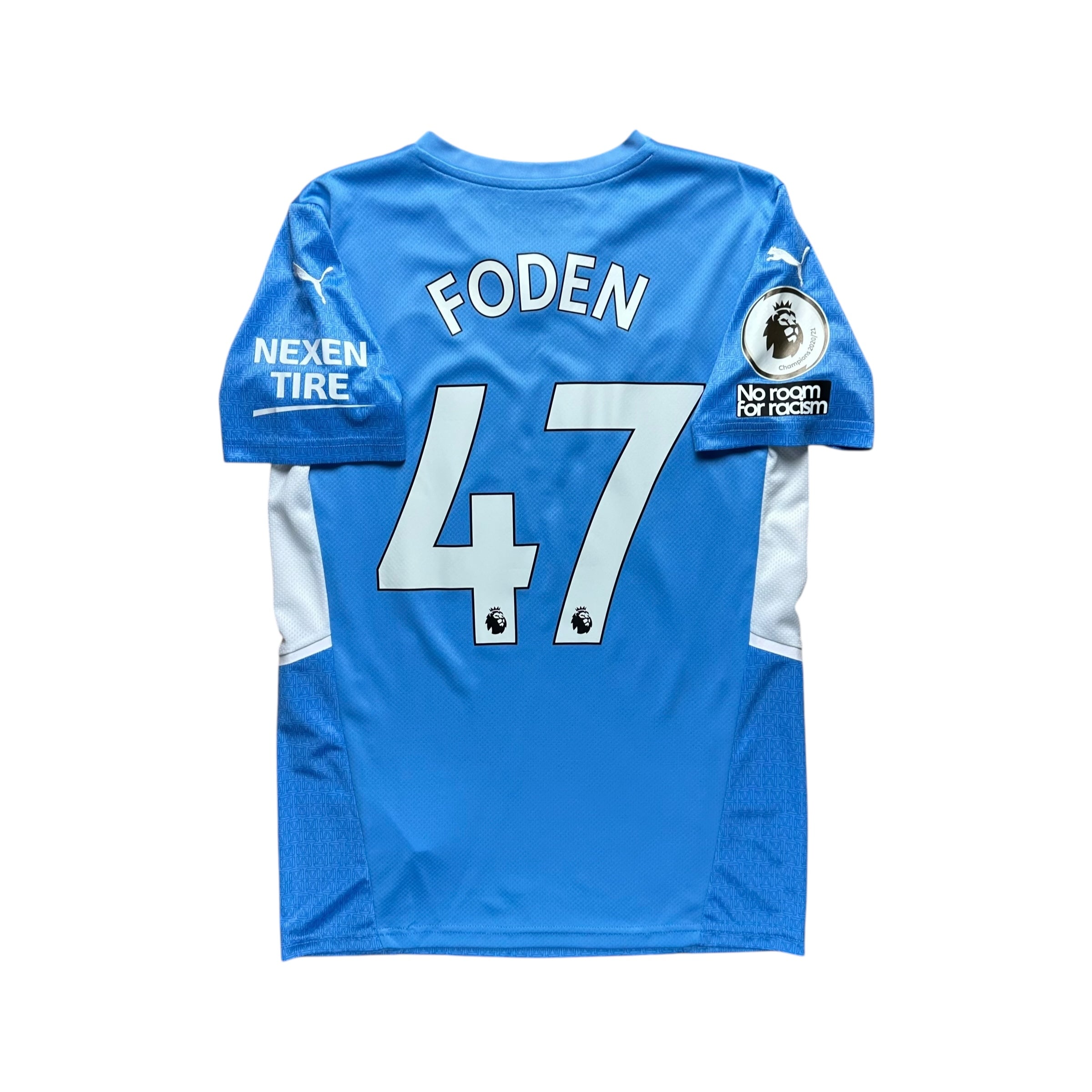 Manchester City 2021-22 Home Shirt (S) Foden #47