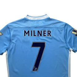 Manchester City 2011-12 Home Shirt (M) Milner #7