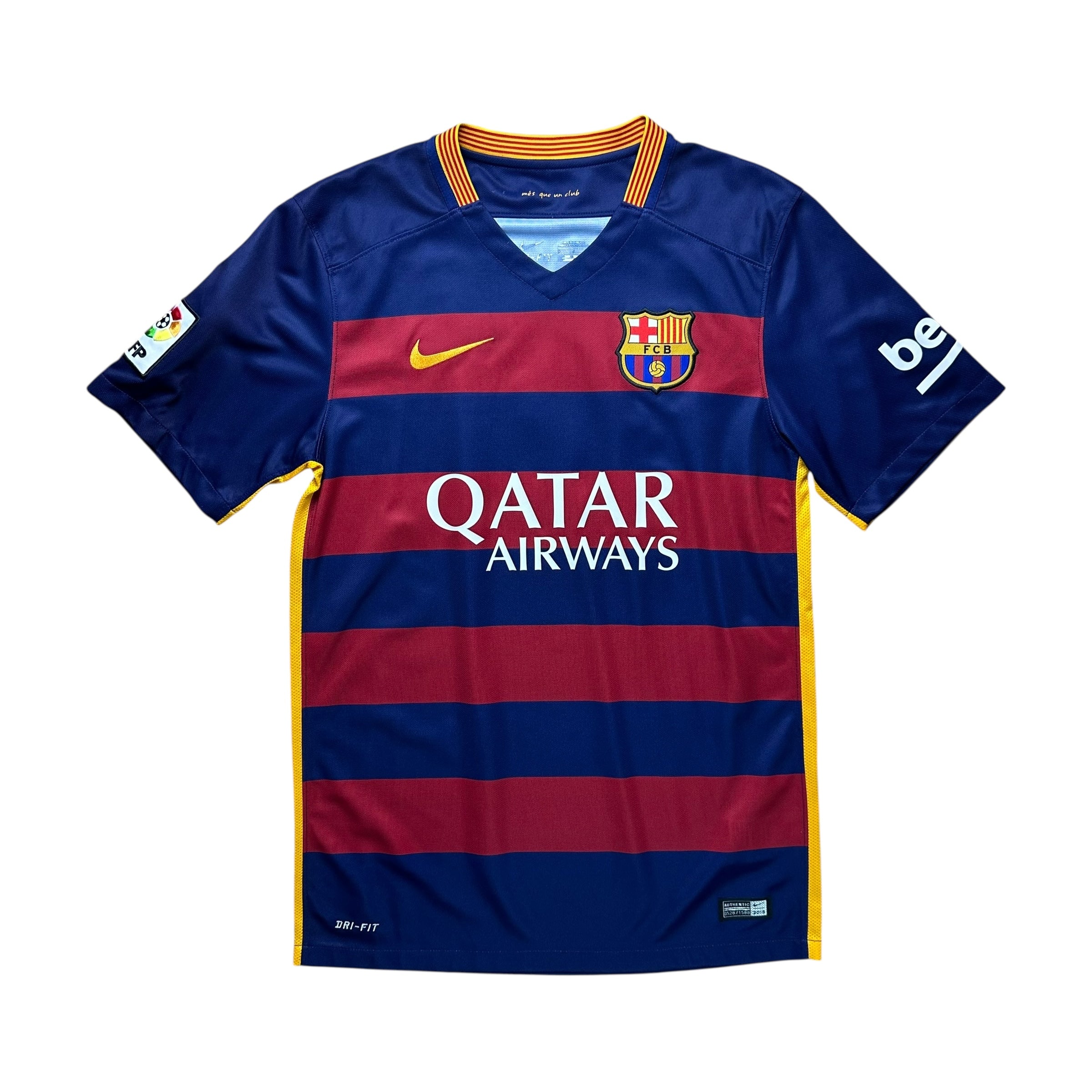 Barcelona 2015-16 Home Shirt (S) Suarez #9