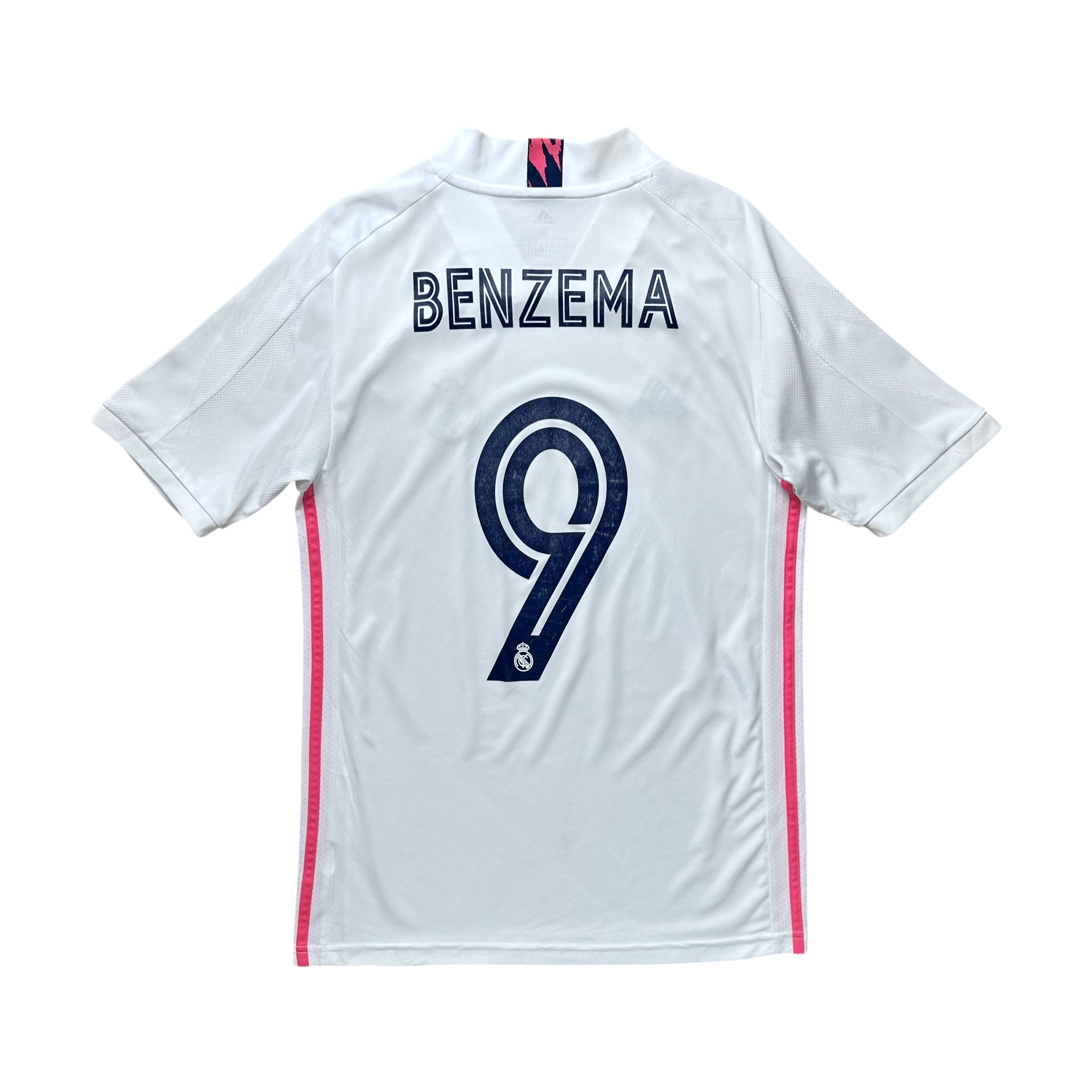 Real Madrid 2020-21 Home Shirt (S) Benzema #9