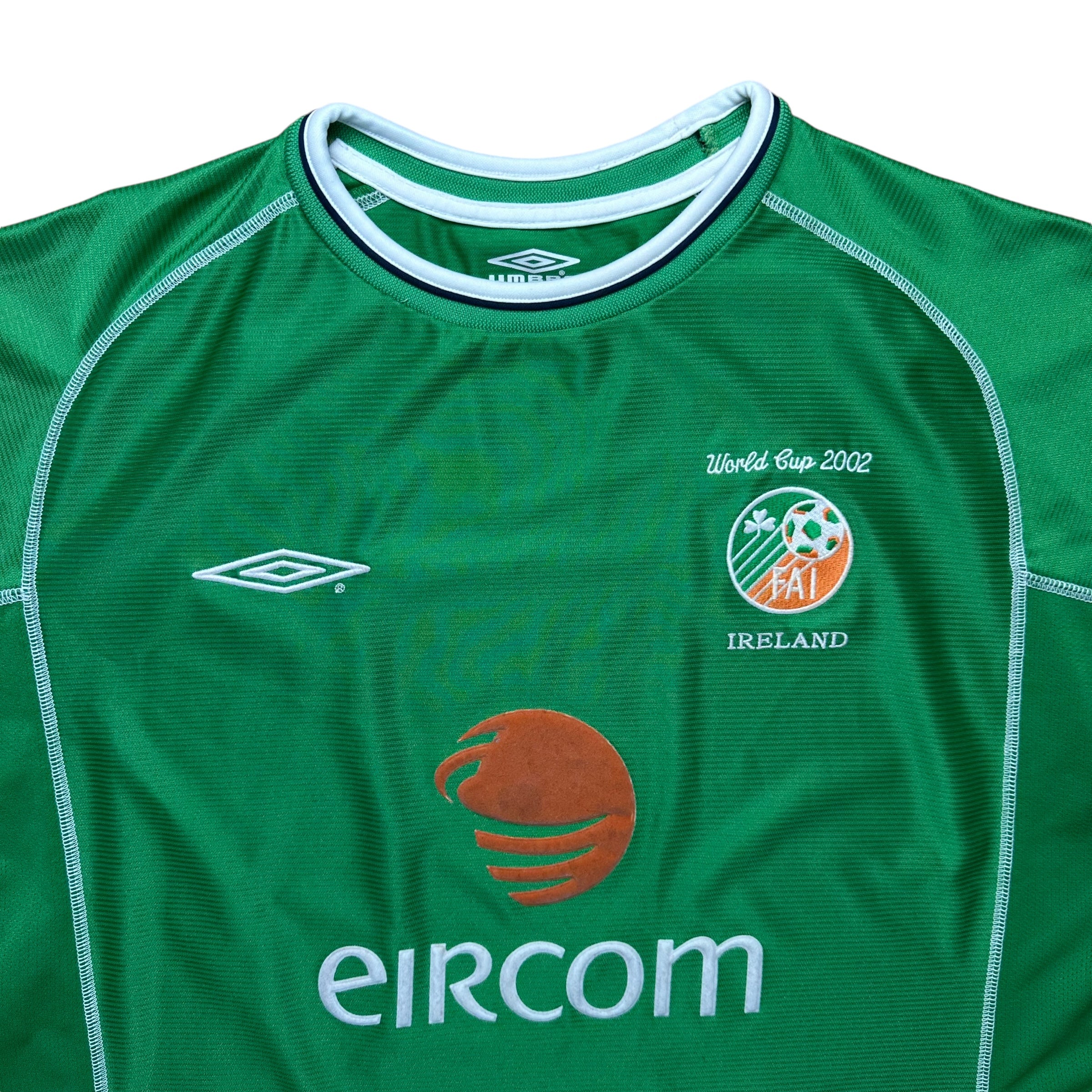 Ireland 2002 Home Shirt (XL) Keane #6