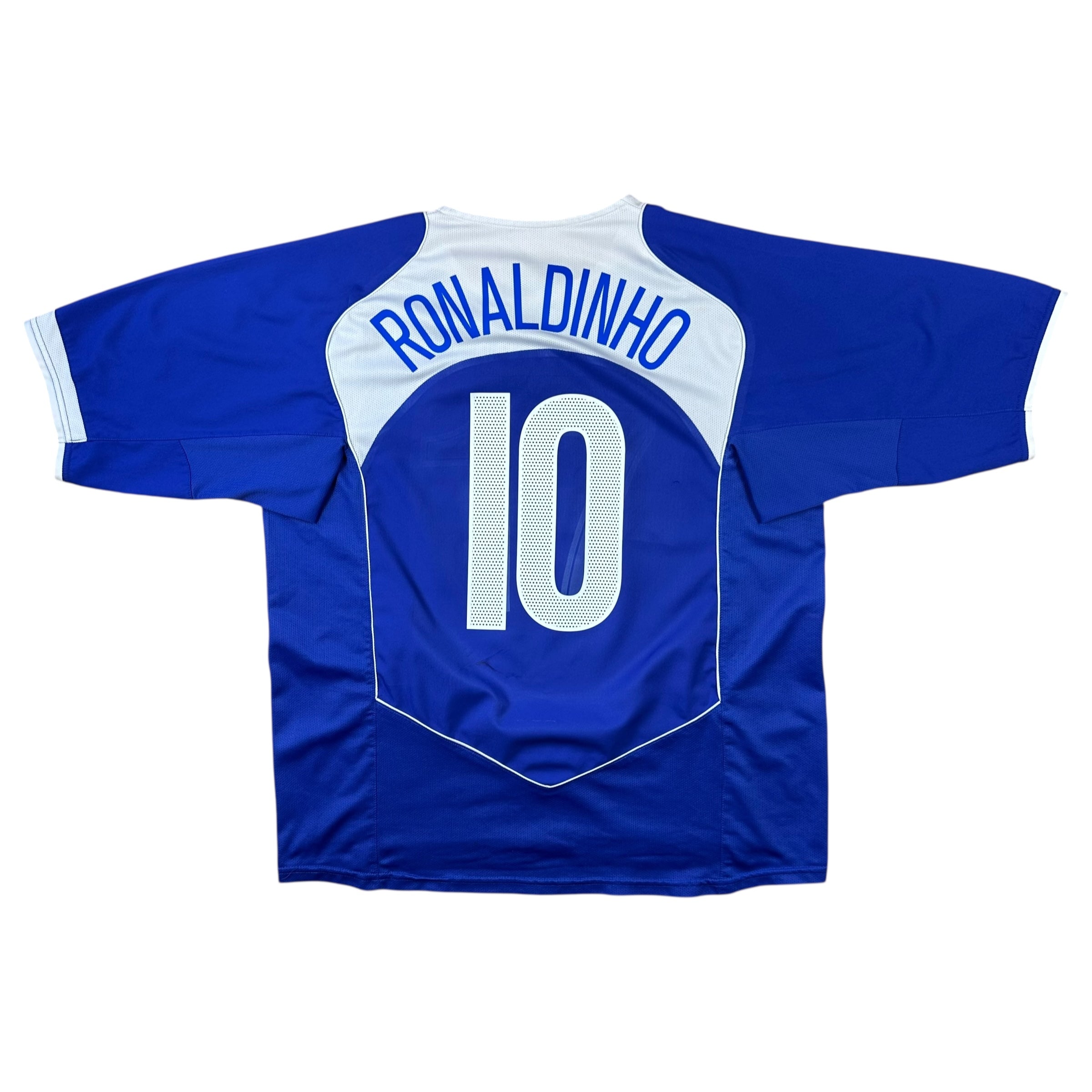 Brazil 2004 Away Shirt (XL) Ronaldinho #10
