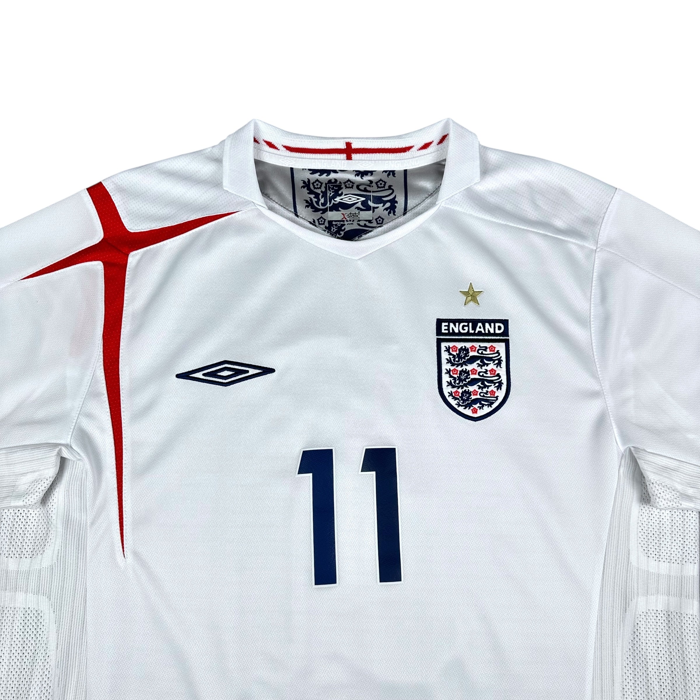 England 2006 Home Shirt (L) J.Cole #11